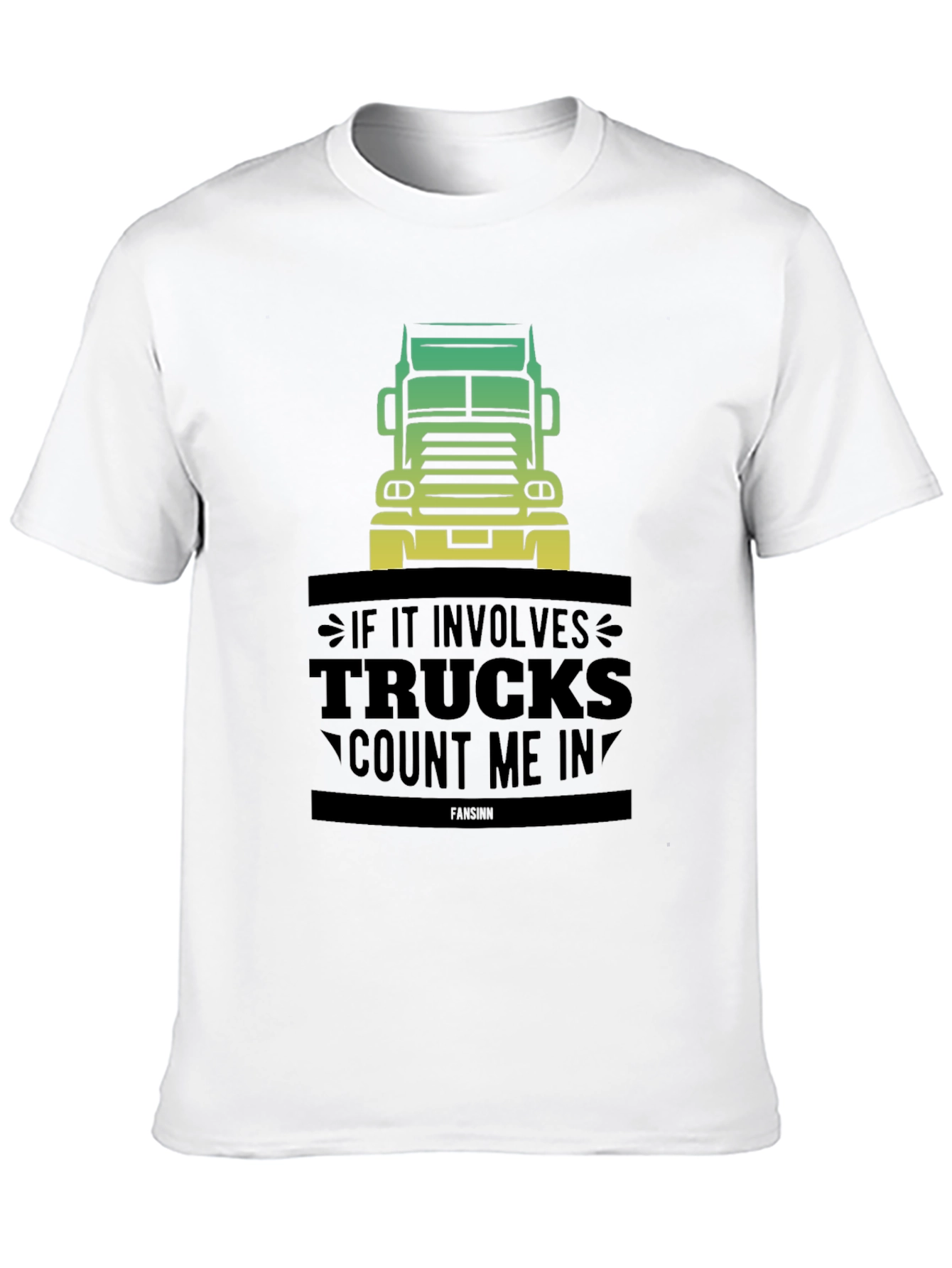 Trucks Count Me In Mens Black Graphic T-Shirt