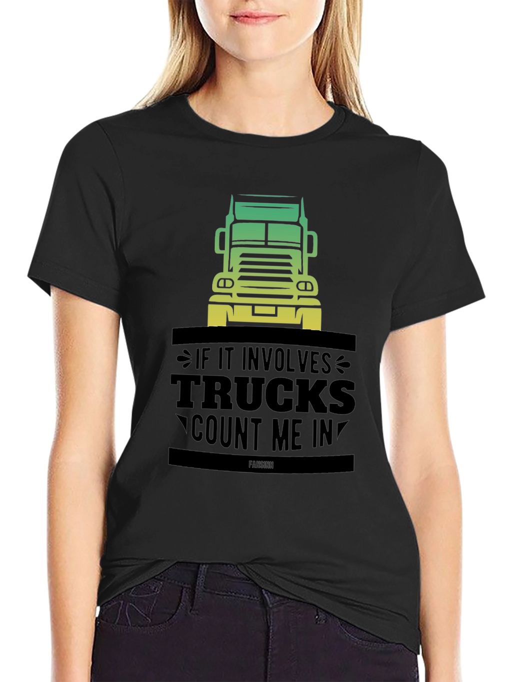 Trucks Count Me In Mens Black Graphic T-Shirt