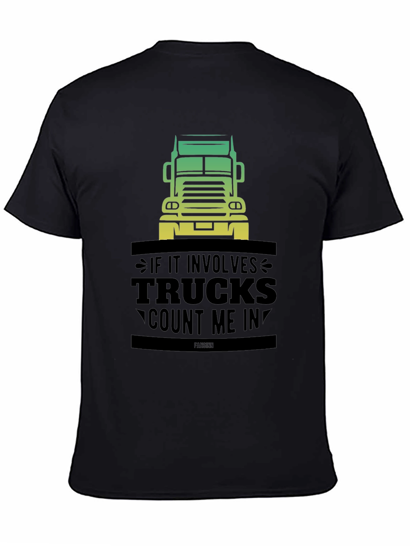 Trucks Count Me In Mens Black Graphic T-Shirt