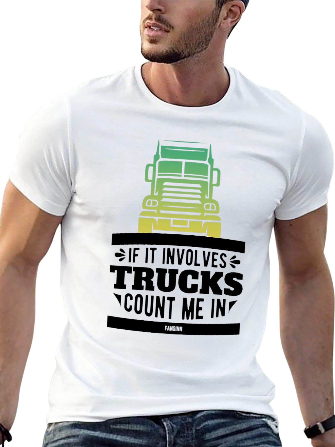 Trucks Count Me In Mens Black Graphic T-Shirt