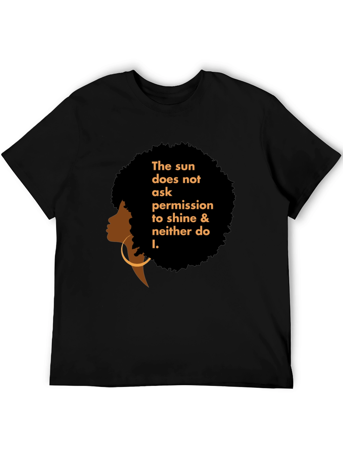 Empowered Woman Graphic Tee - Black