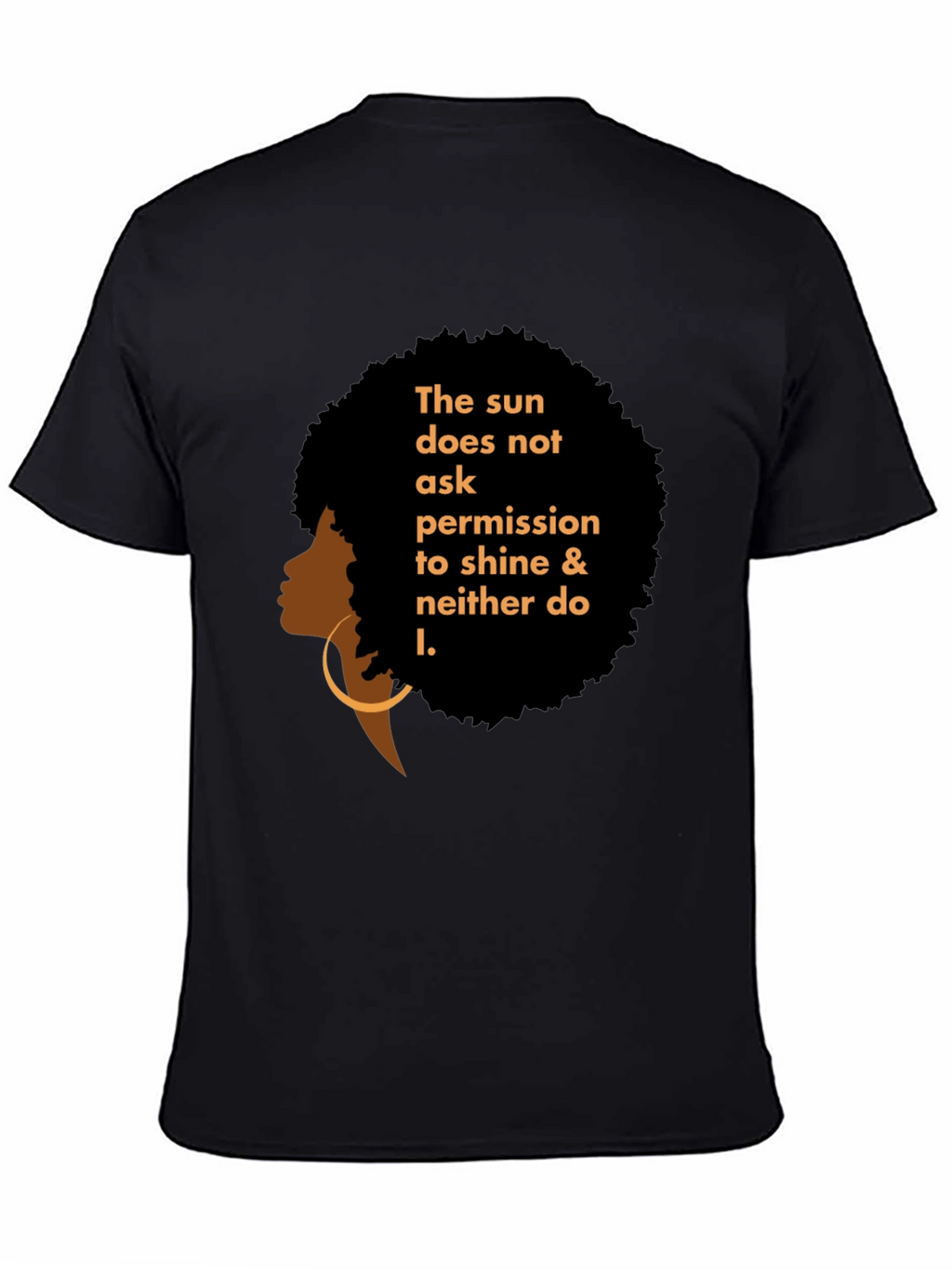 Empowered Woman Graphic Tee - Black