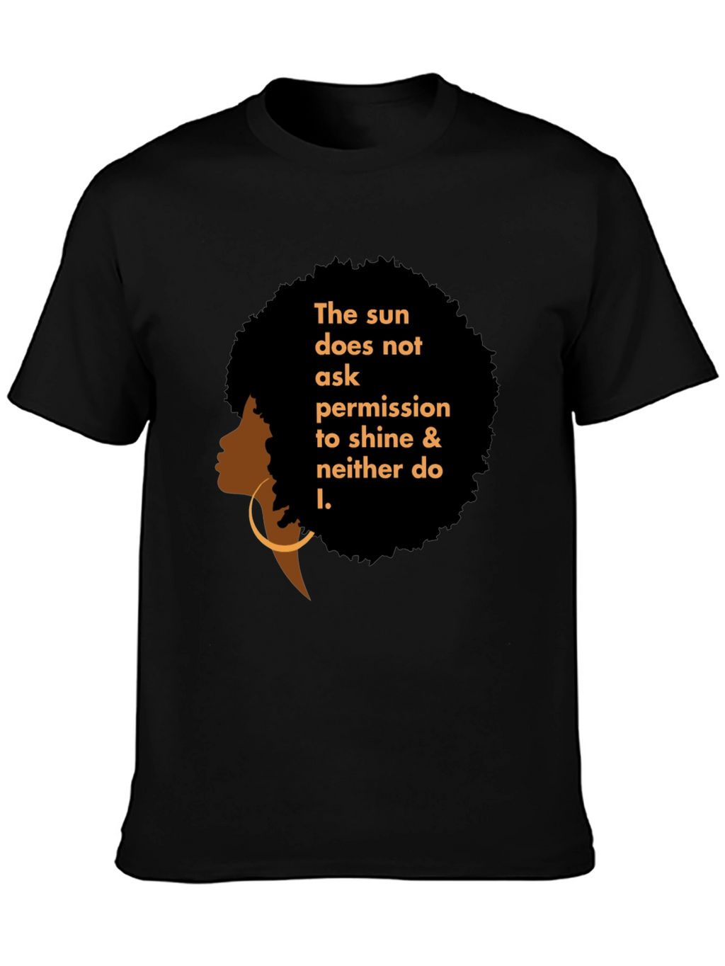 Empowered Woman Graphic Tee - Black