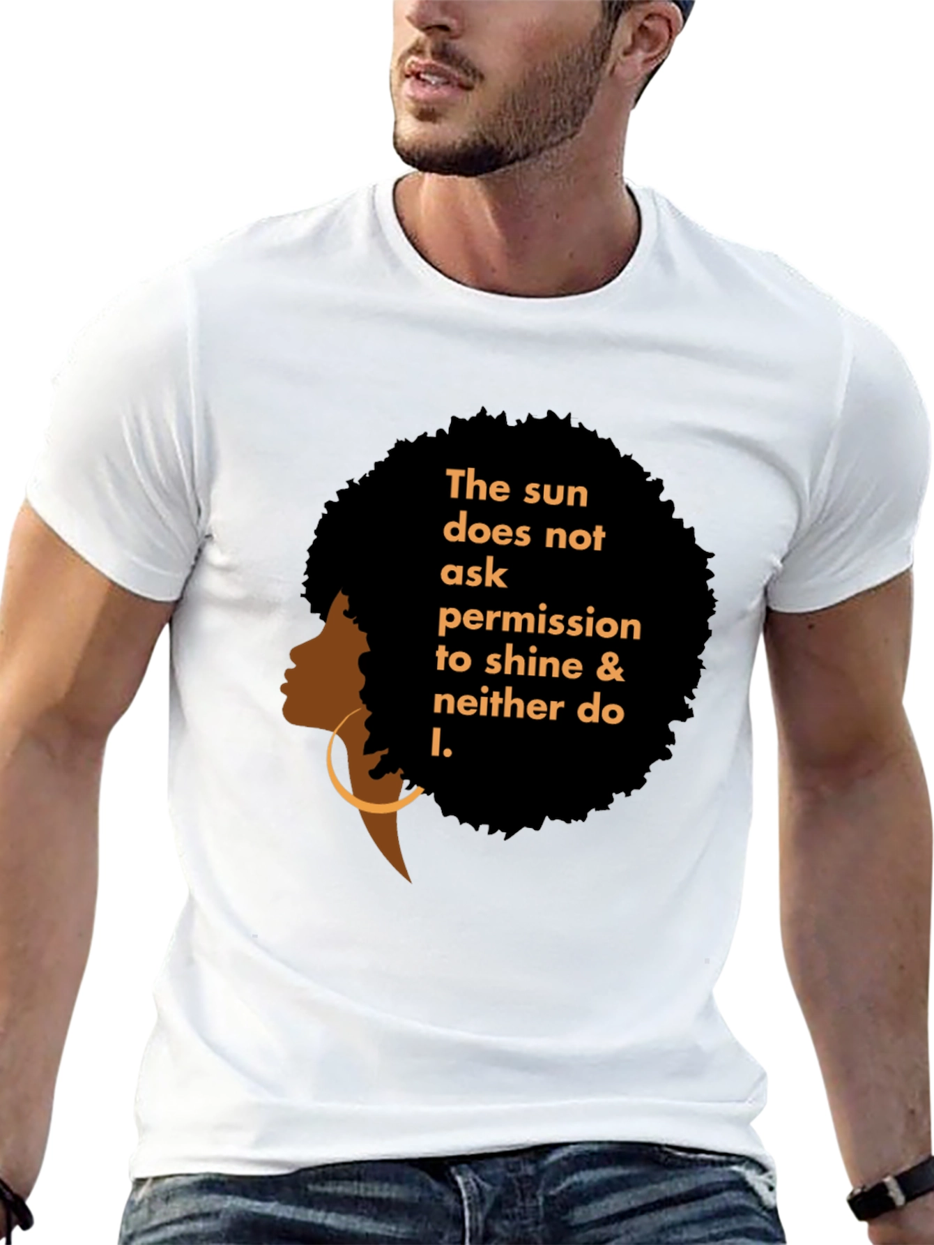 Empowered Woman Graphic Tee - Black