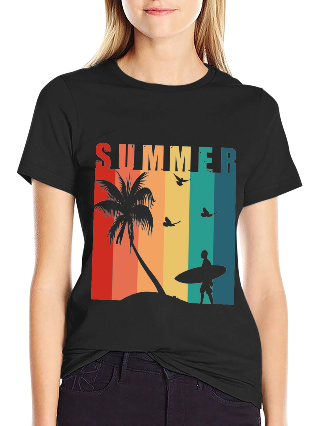 Retro Summer Surfer T-Shirt
