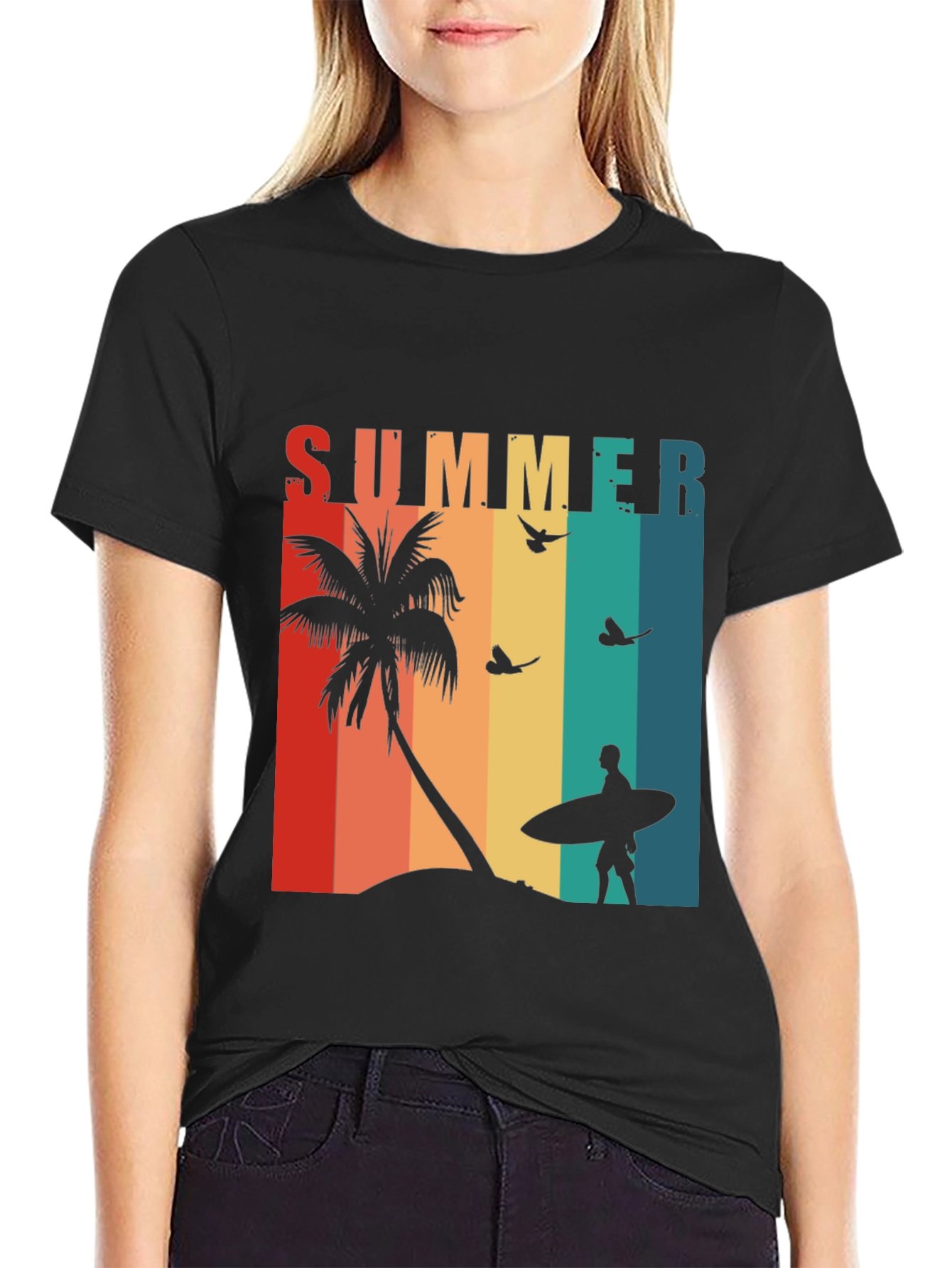 Retro Summer Surfer T-Shirt