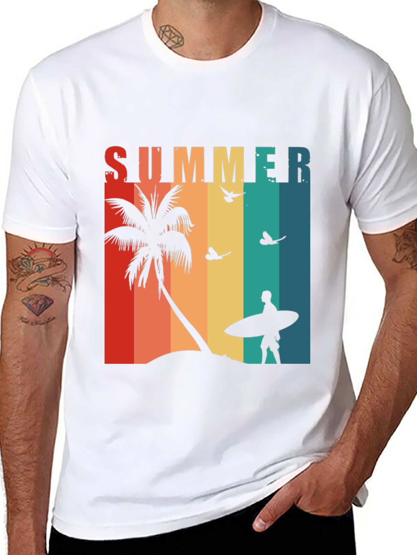 Retro Summer Surfer T-Shirt