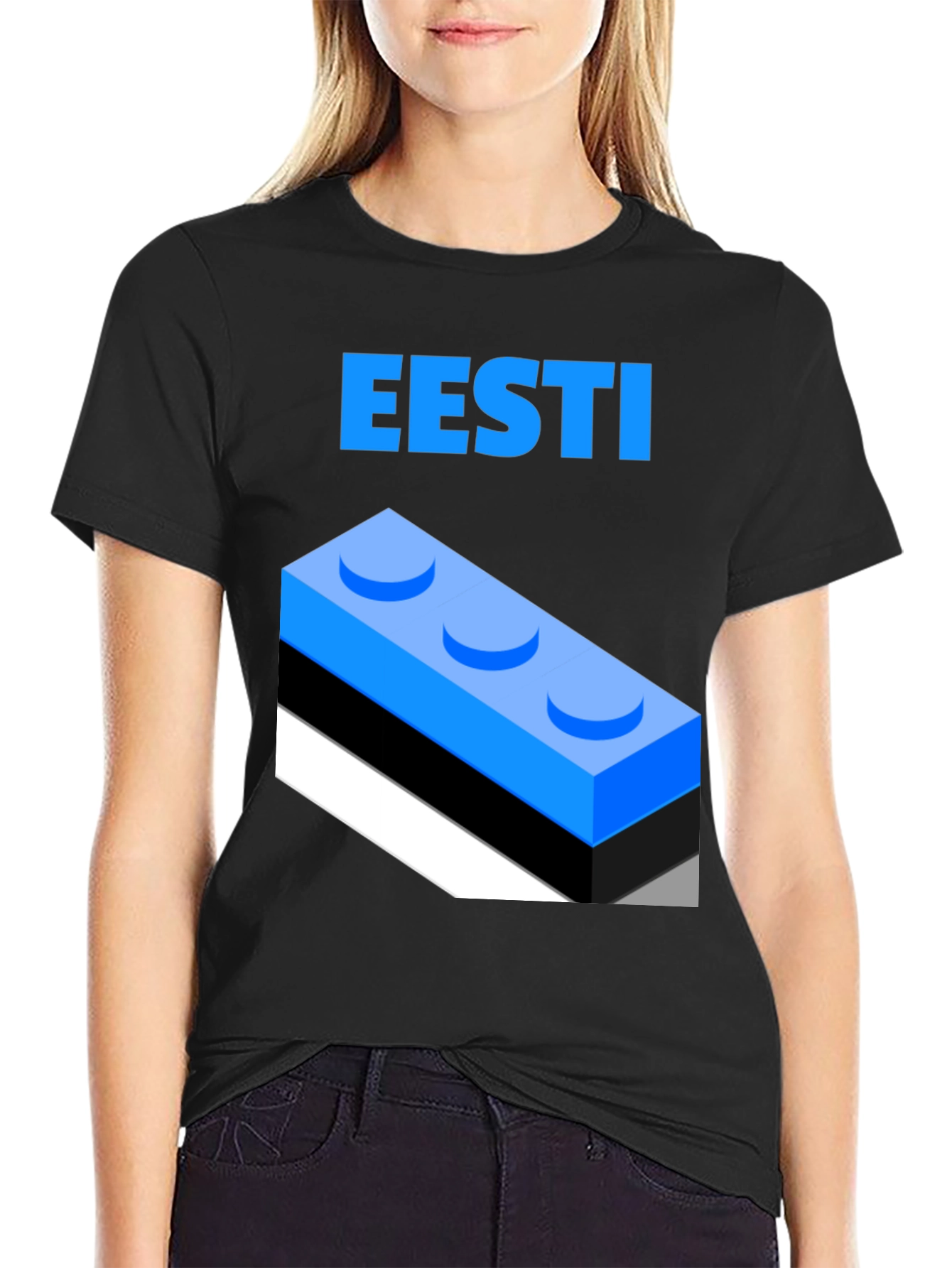 Eesti Lego Brick Graphic Tee