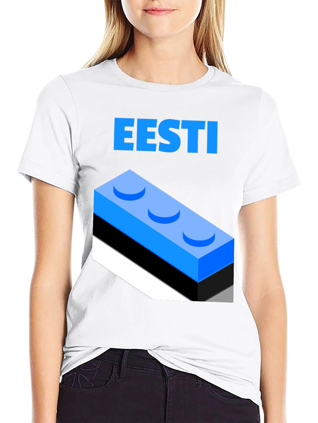 Eesti Lego Brick Graphic Tee