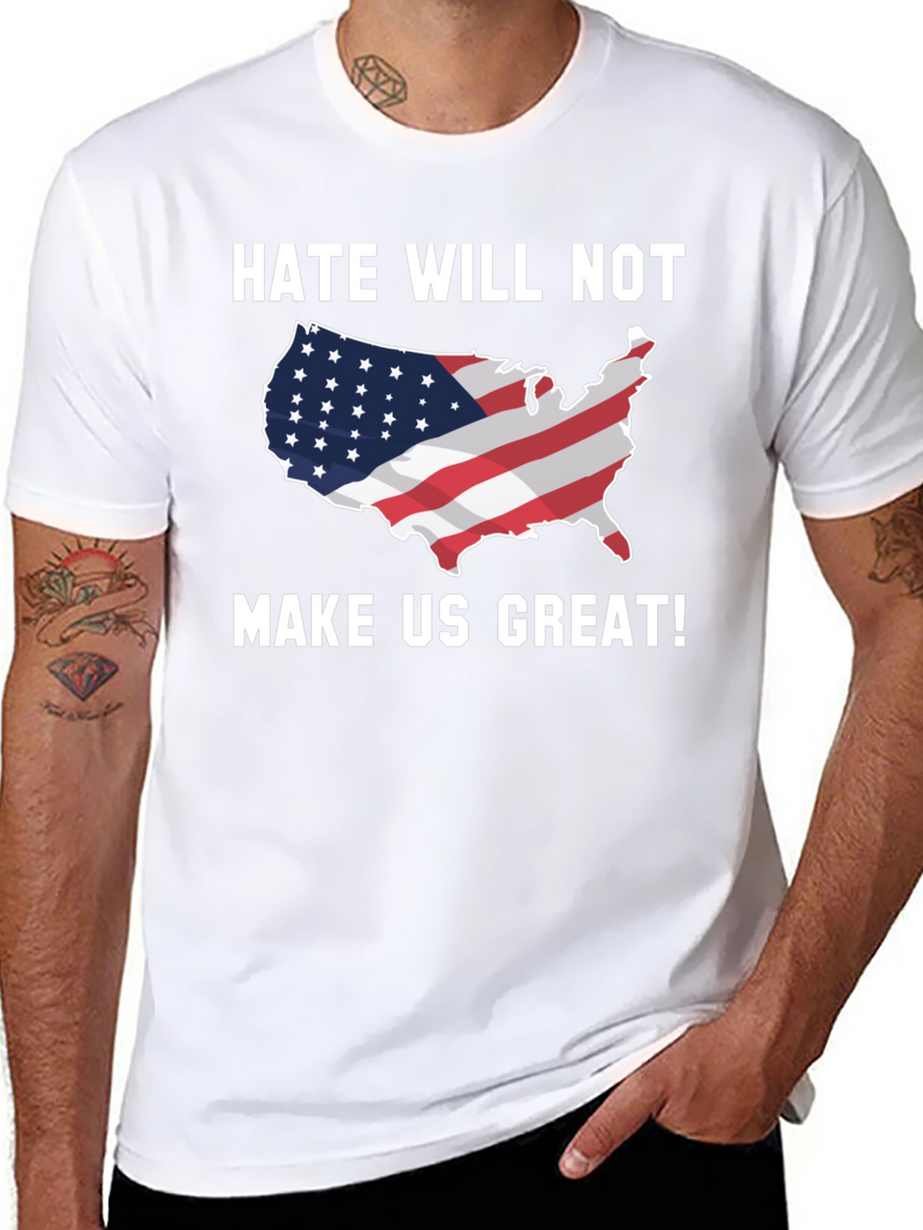 Hate Will Not Make Us Great T-Shirt