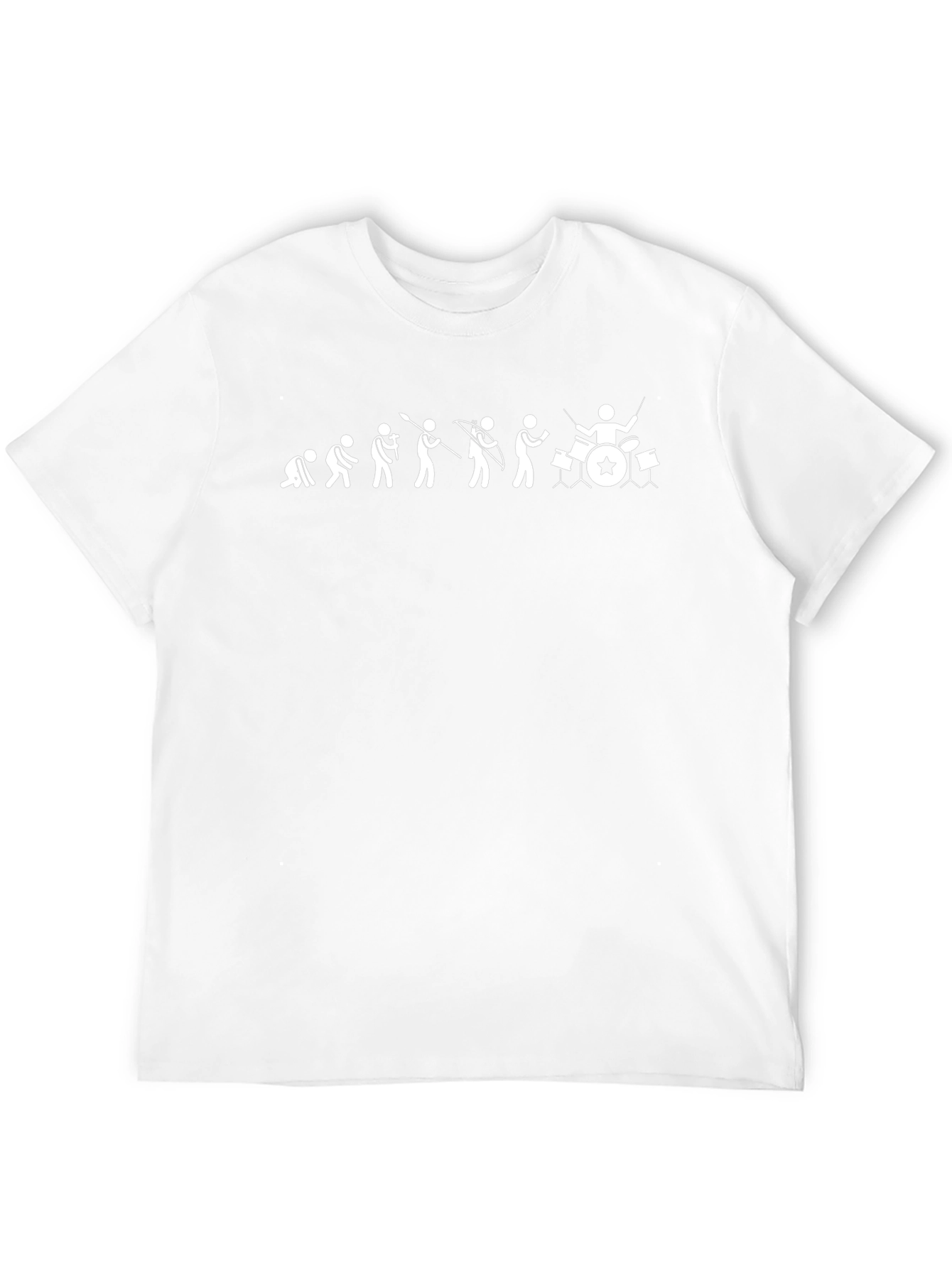 Evolution of Drummer T-Shirt - Funny Musician Tee