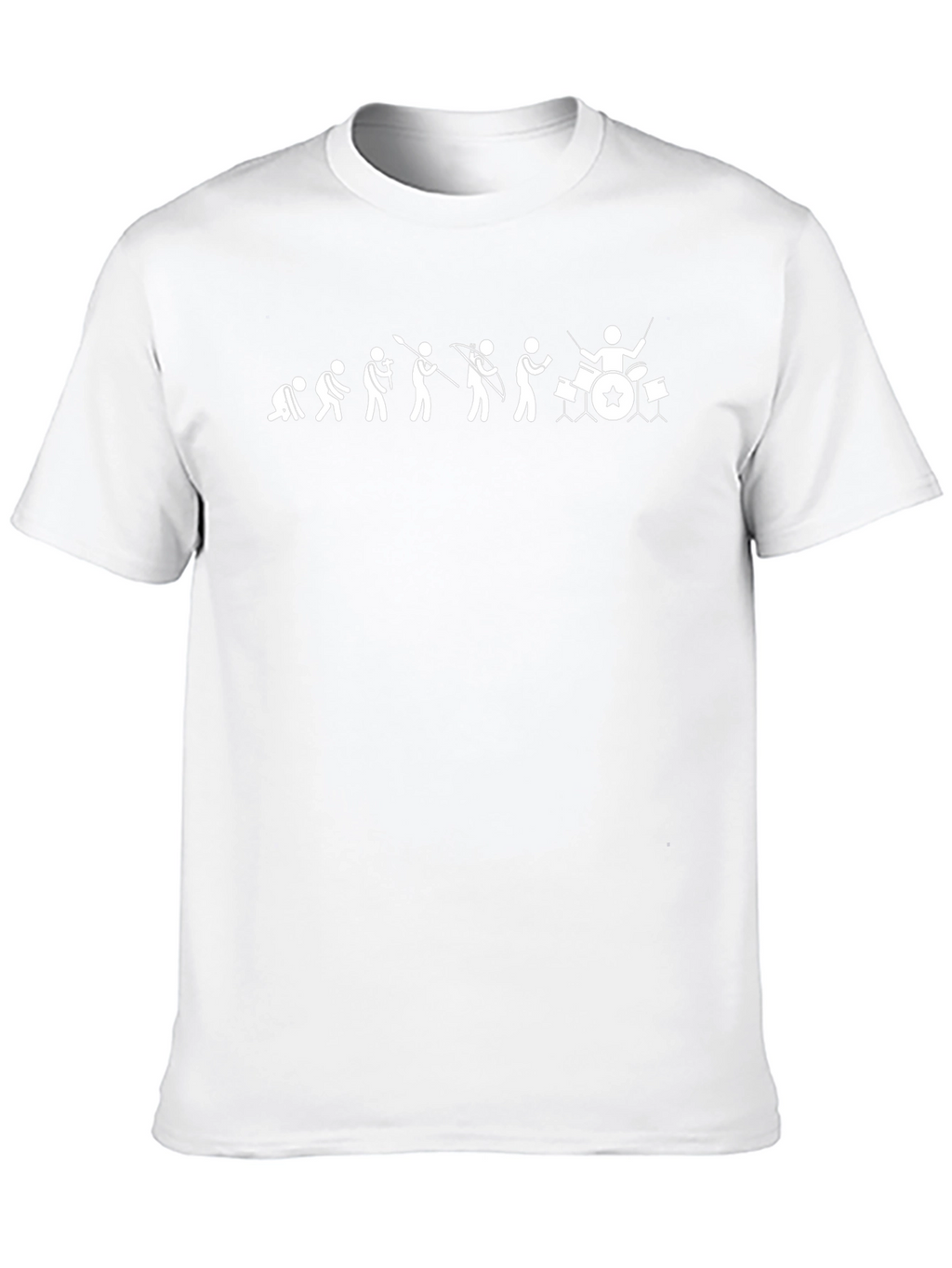 Evolution of Drummer T-Shirt - Funny Musician Tee