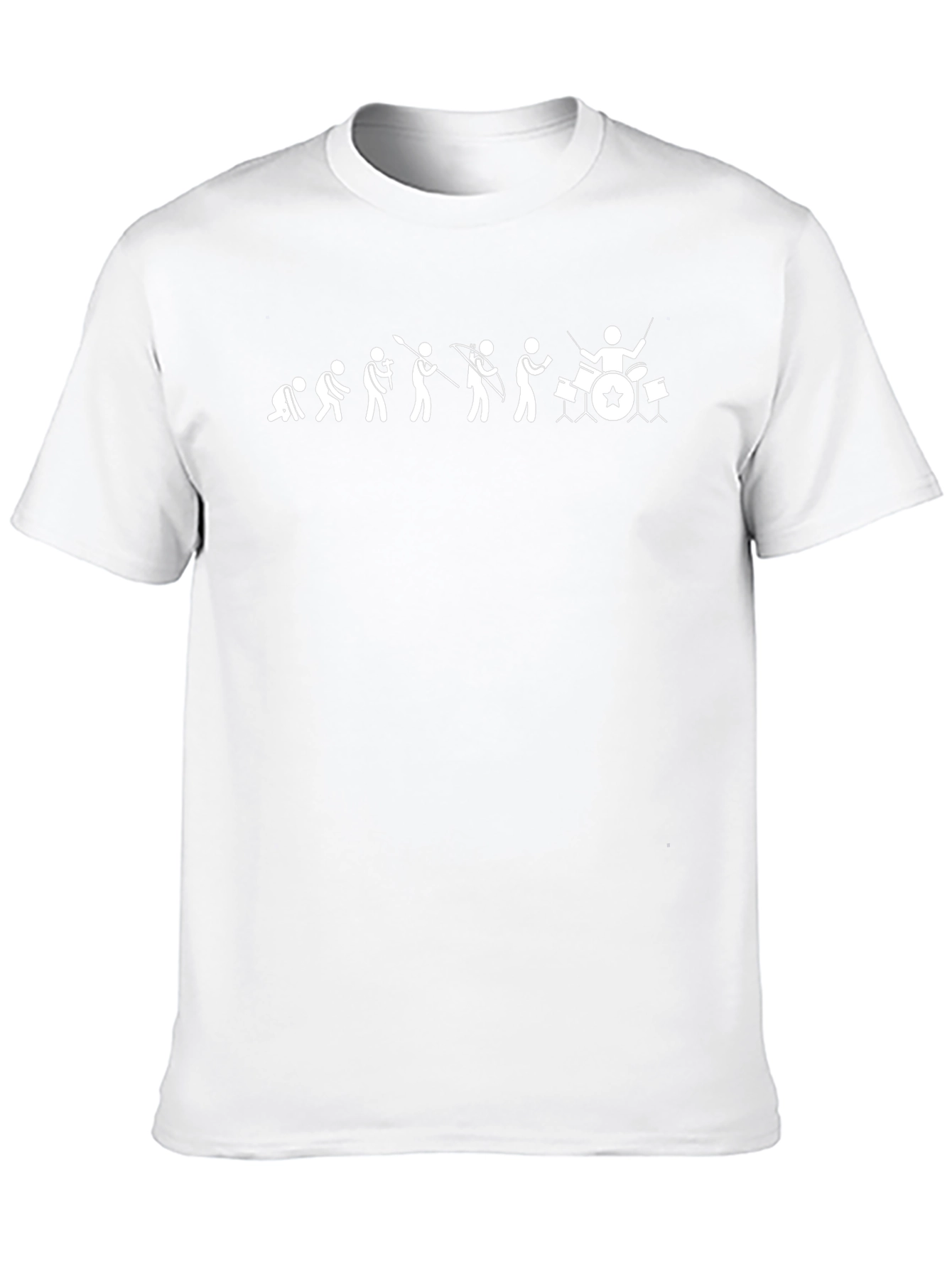 Evolution of Drummer T-Shirt - Funny Musician Tee