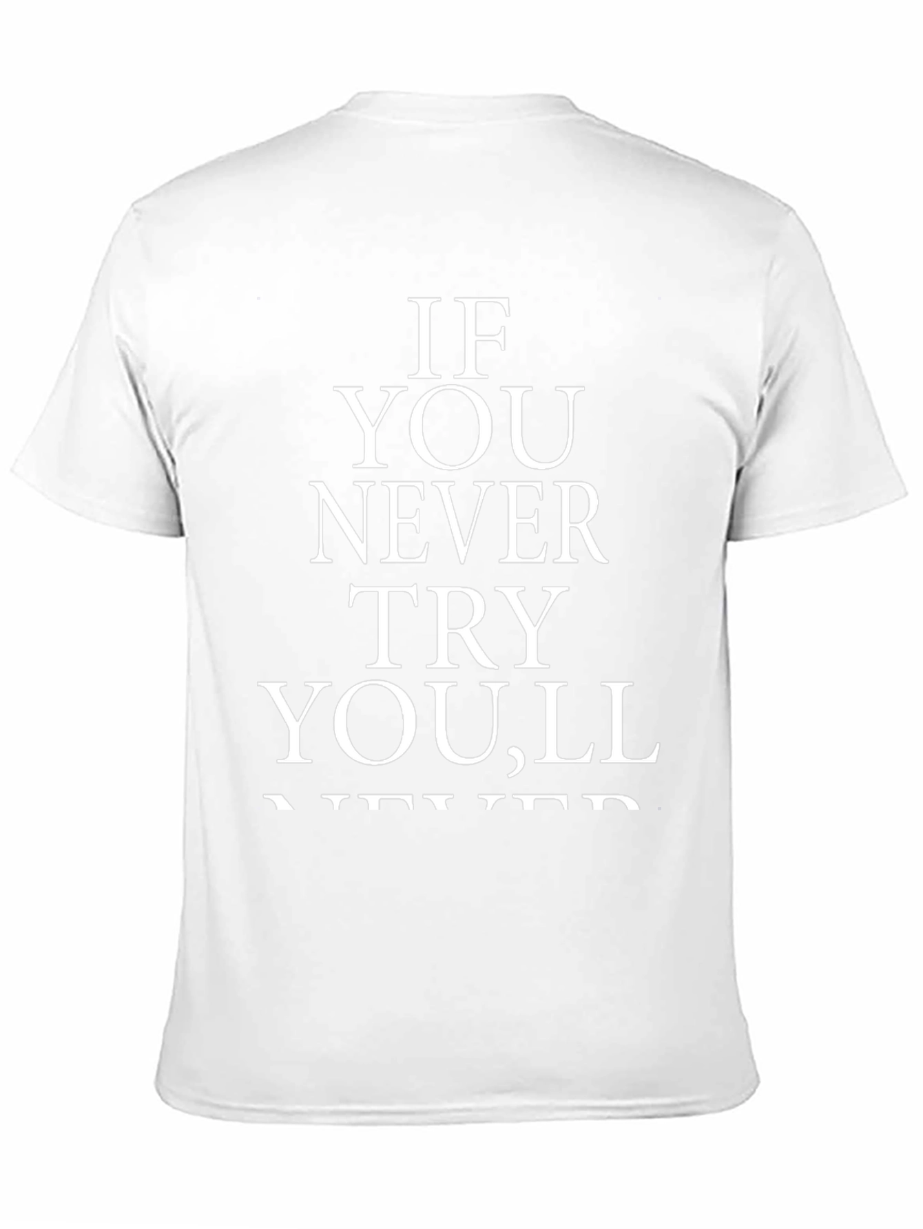 Inspirational Quote Graphic Tee for Men