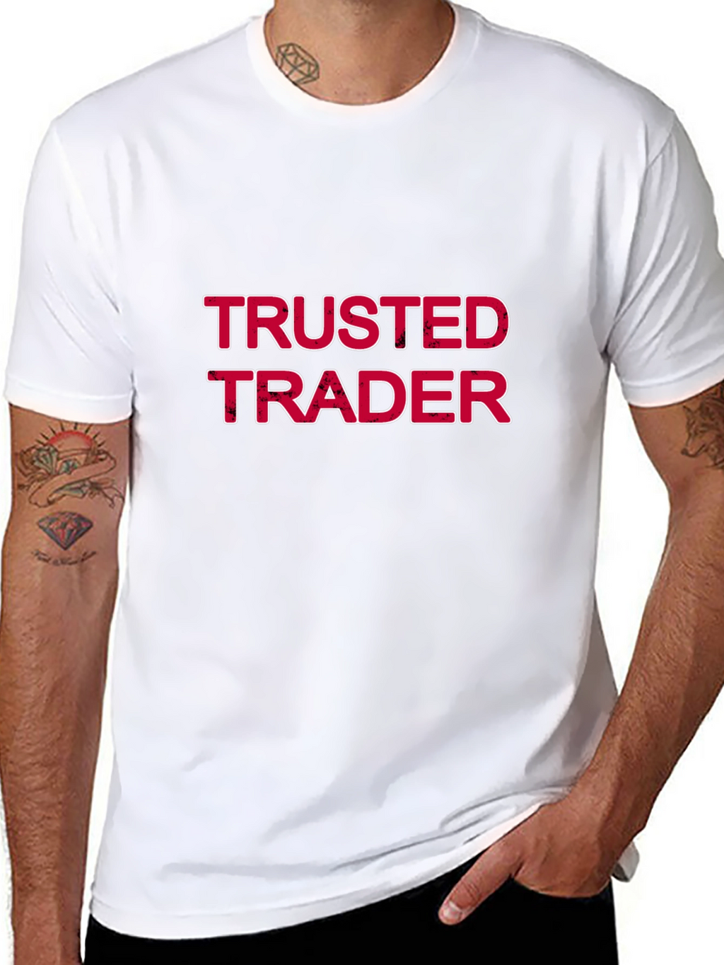 Trusted Trader Graphic T-Shirt - Black