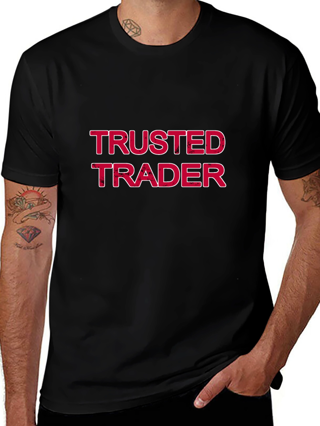 Trusted Trader Graphic T-Shirt - Black