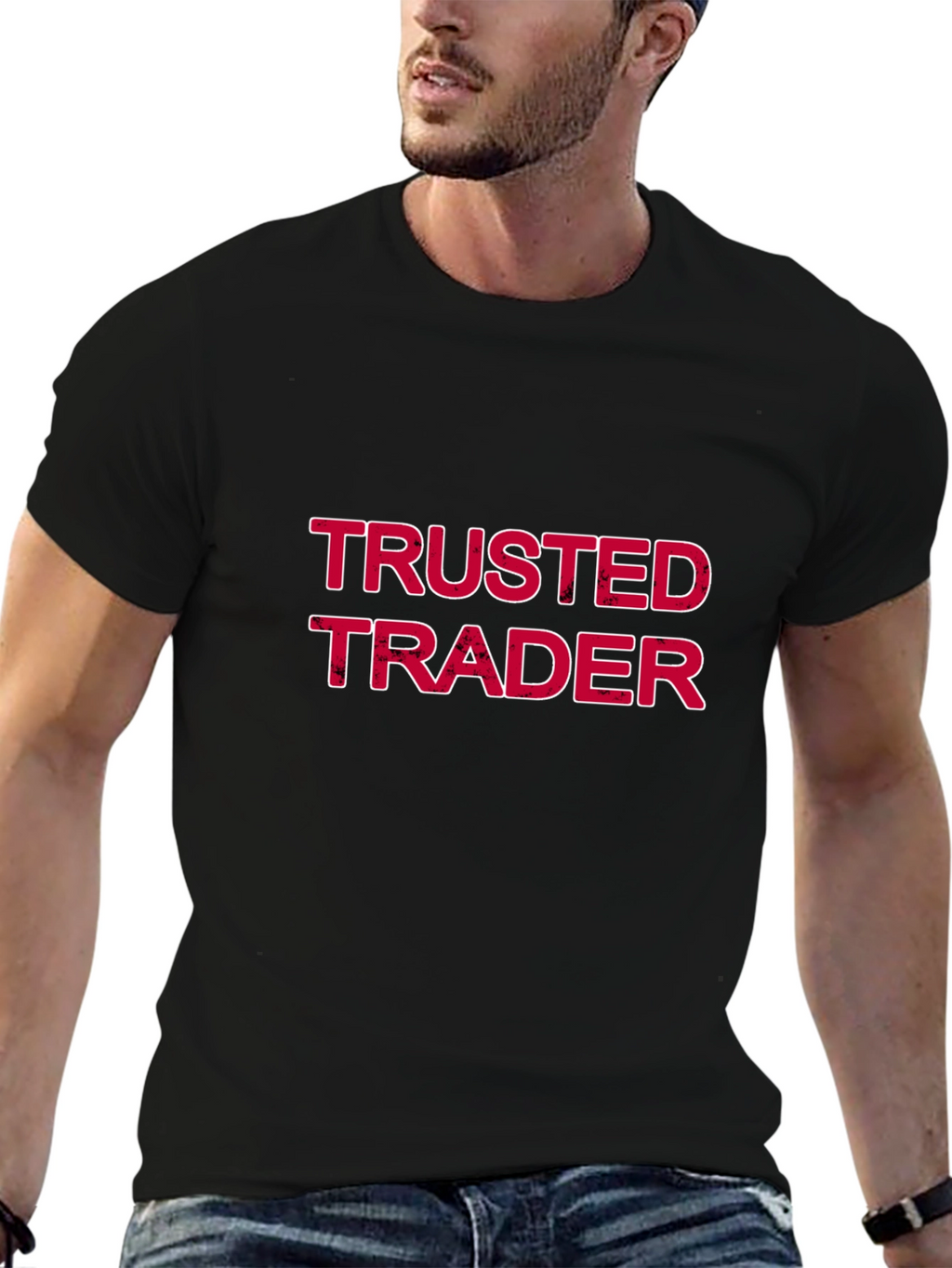 Trusted Trader Graphic T-Shirt - Black