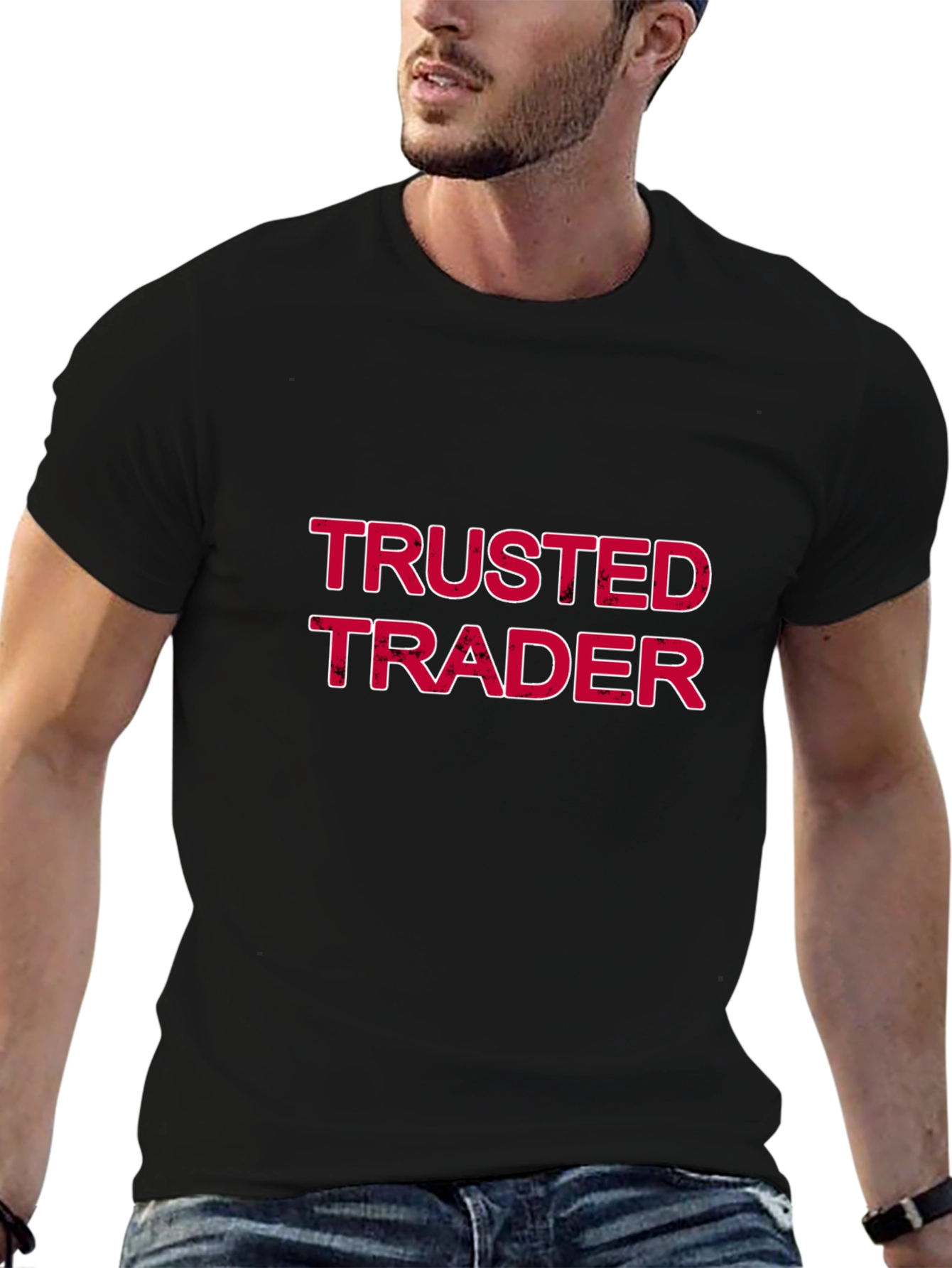Trusted Trader Graphic T-Shirt - Black