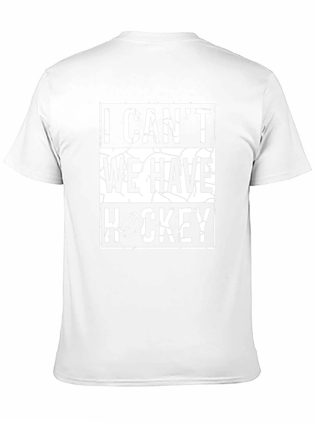 I Cant We Have Hockey Graphic T-Shirt