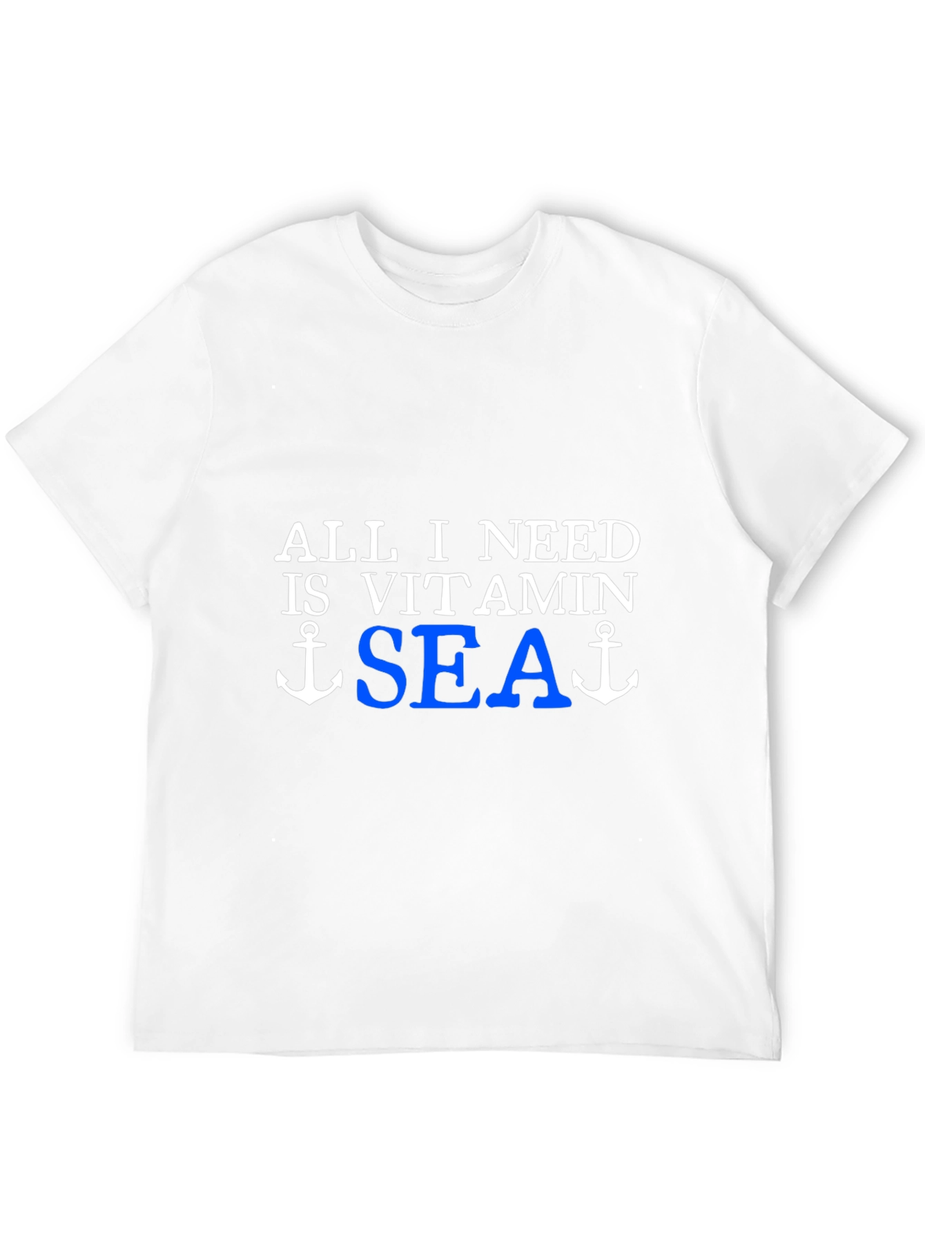 Vitamin Sea Black Graphic Tee - Coastal Style