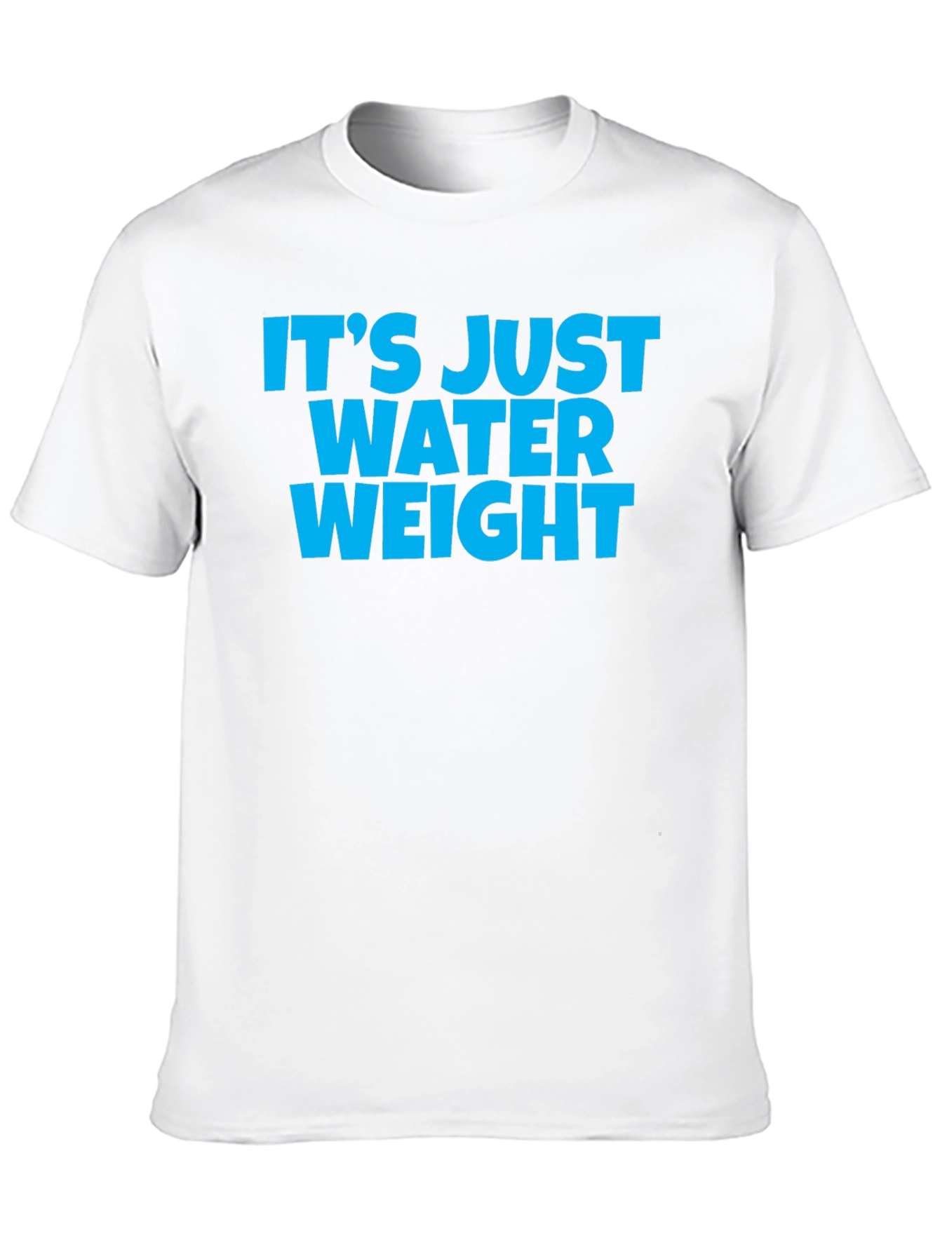 Its Just Water Weight Black T-Shirt