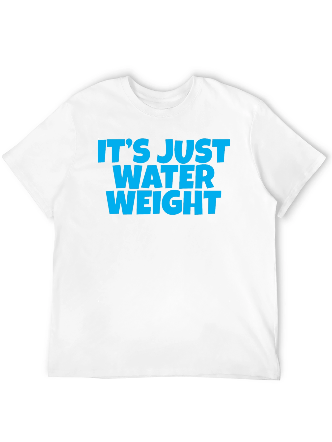 Its Just Water Weight Black T-Shirt