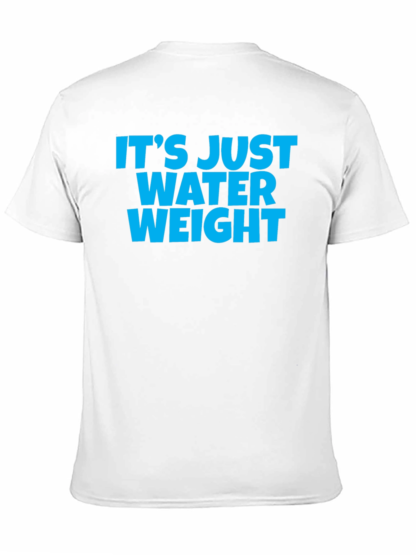 Its Just Water Weight Black T-Shirt