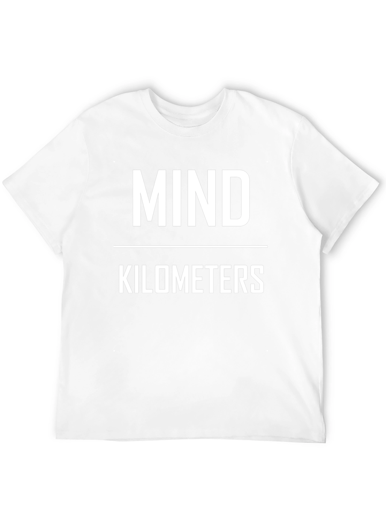 Mind Over Kilometers Black Graphic Tee