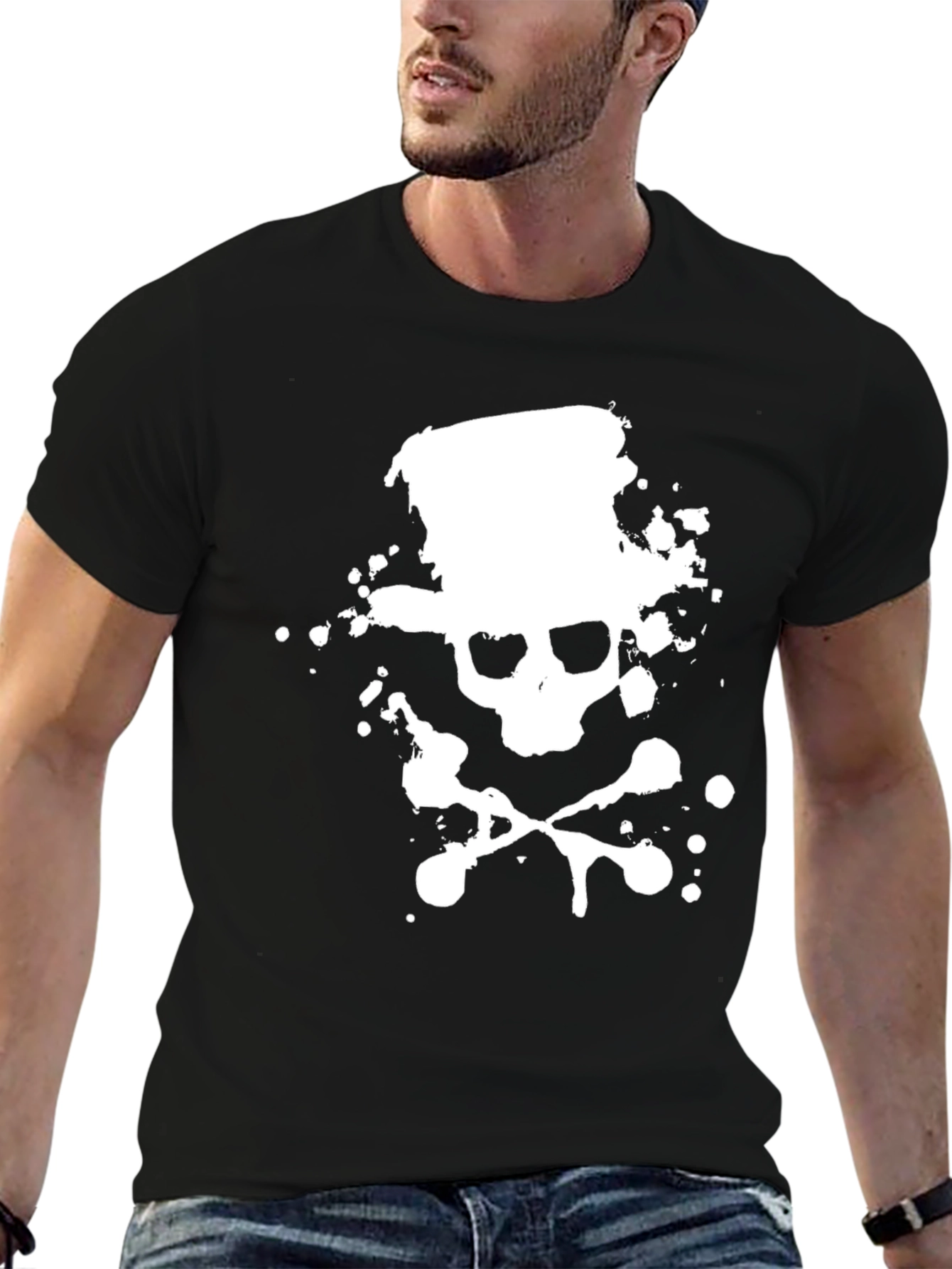 Skull & Crossbones T-Shirt - Mens Graphic Tee