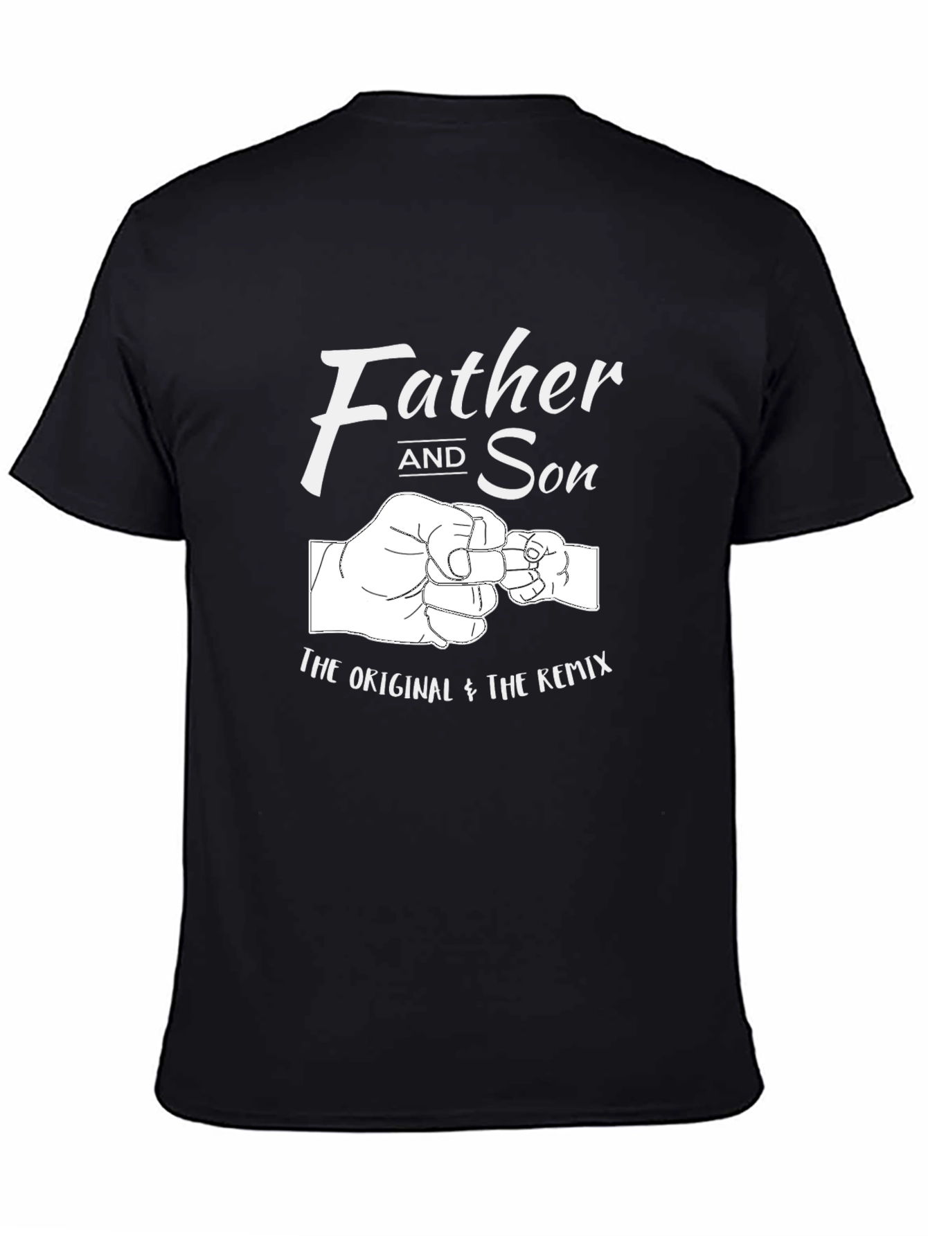 Father and Son Matching T-Shirt - The Original & The Remix