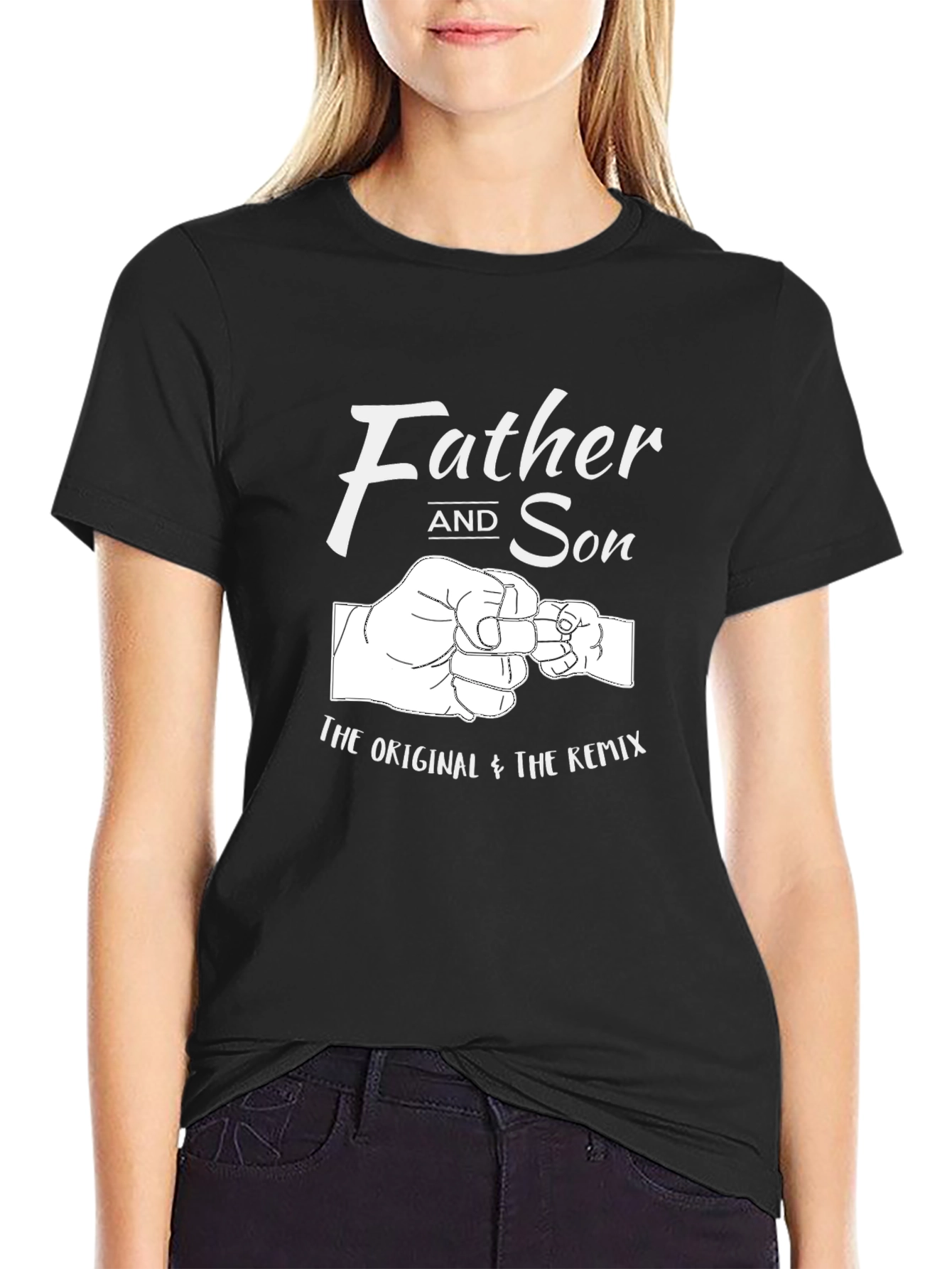 Father and Son Matching T-Shirt - The Original & The Remix