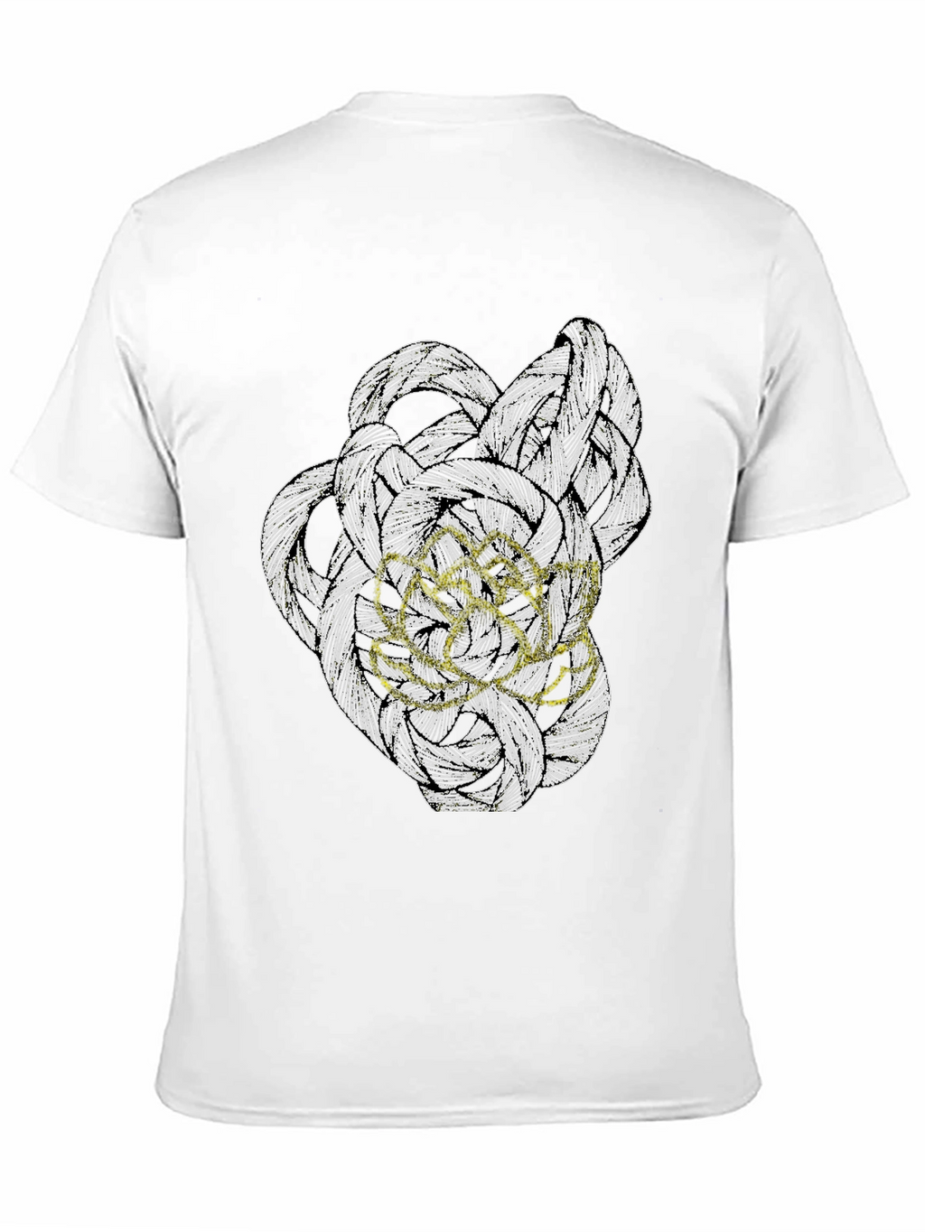 Abstract Art Graphic Tee - Modern Black T-Shirt