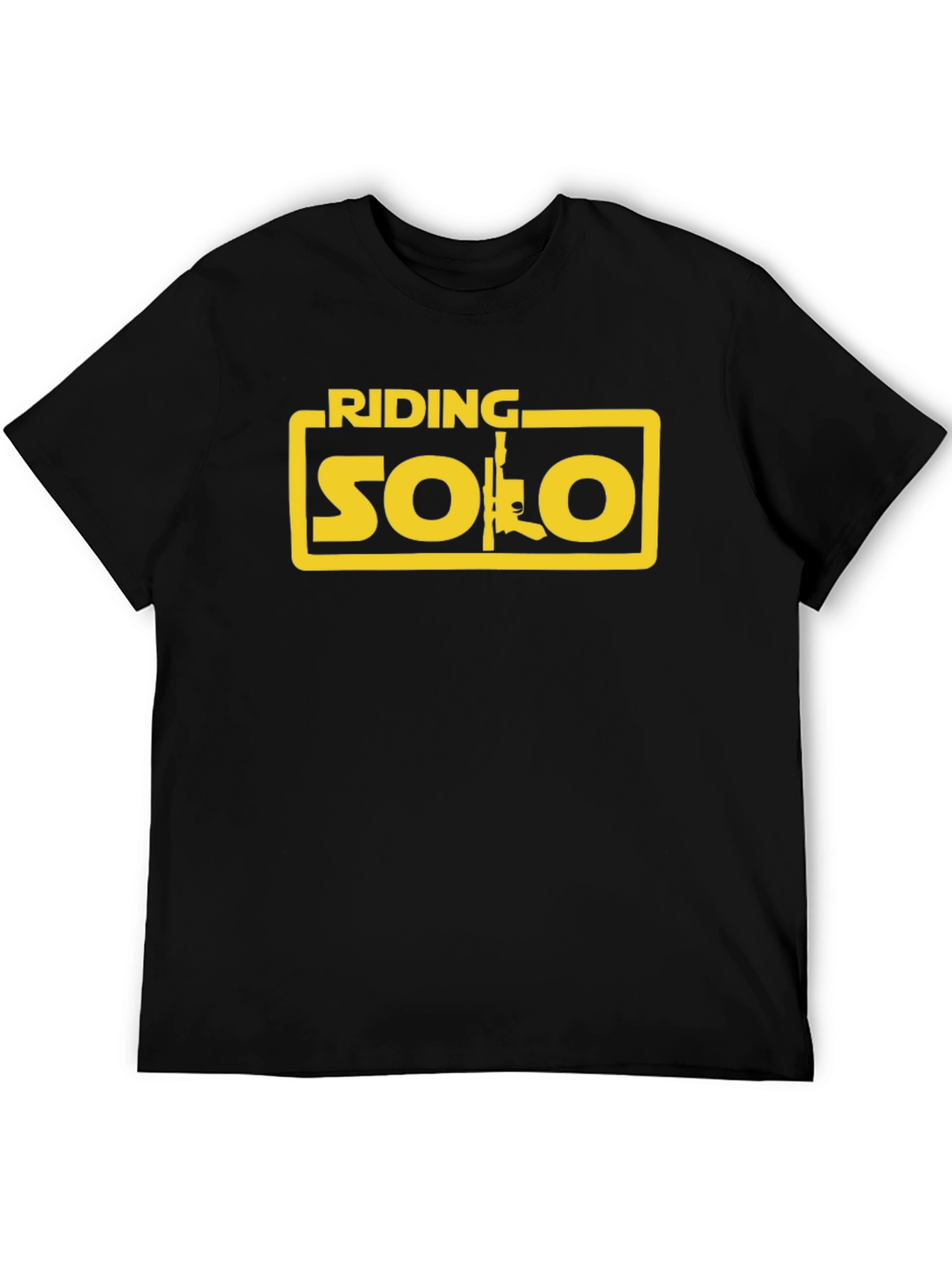 Riding Solo Black T-Shirt