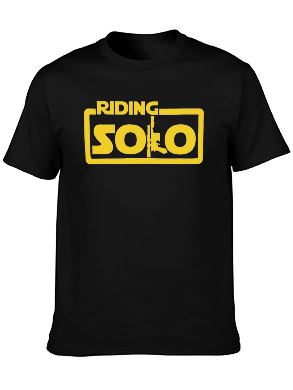 Riding Solo Black T-Shirt