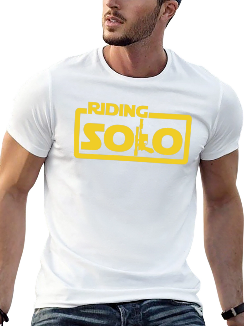 Riding Solo Black T-Shirt