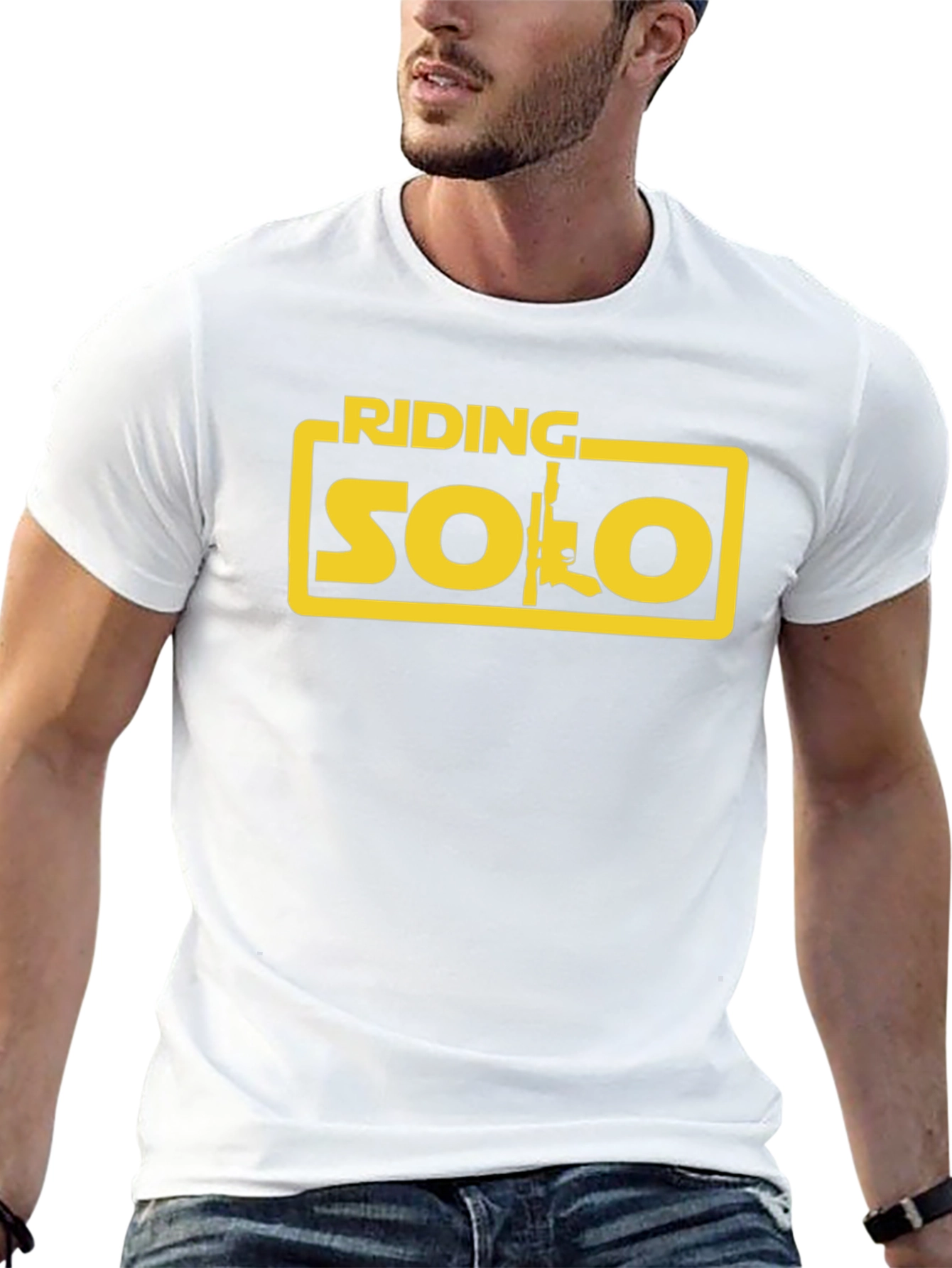 Riding Solo Black T-Shirt