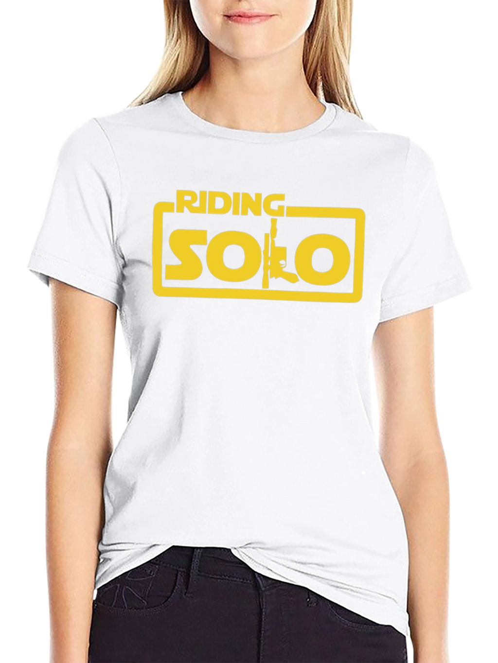 Riding Solo Black T-Shirt