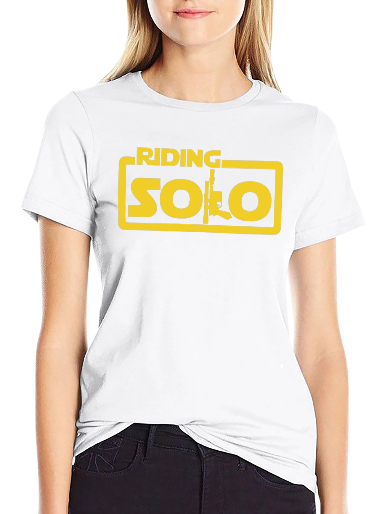 Riding Solo Black T-Shirt