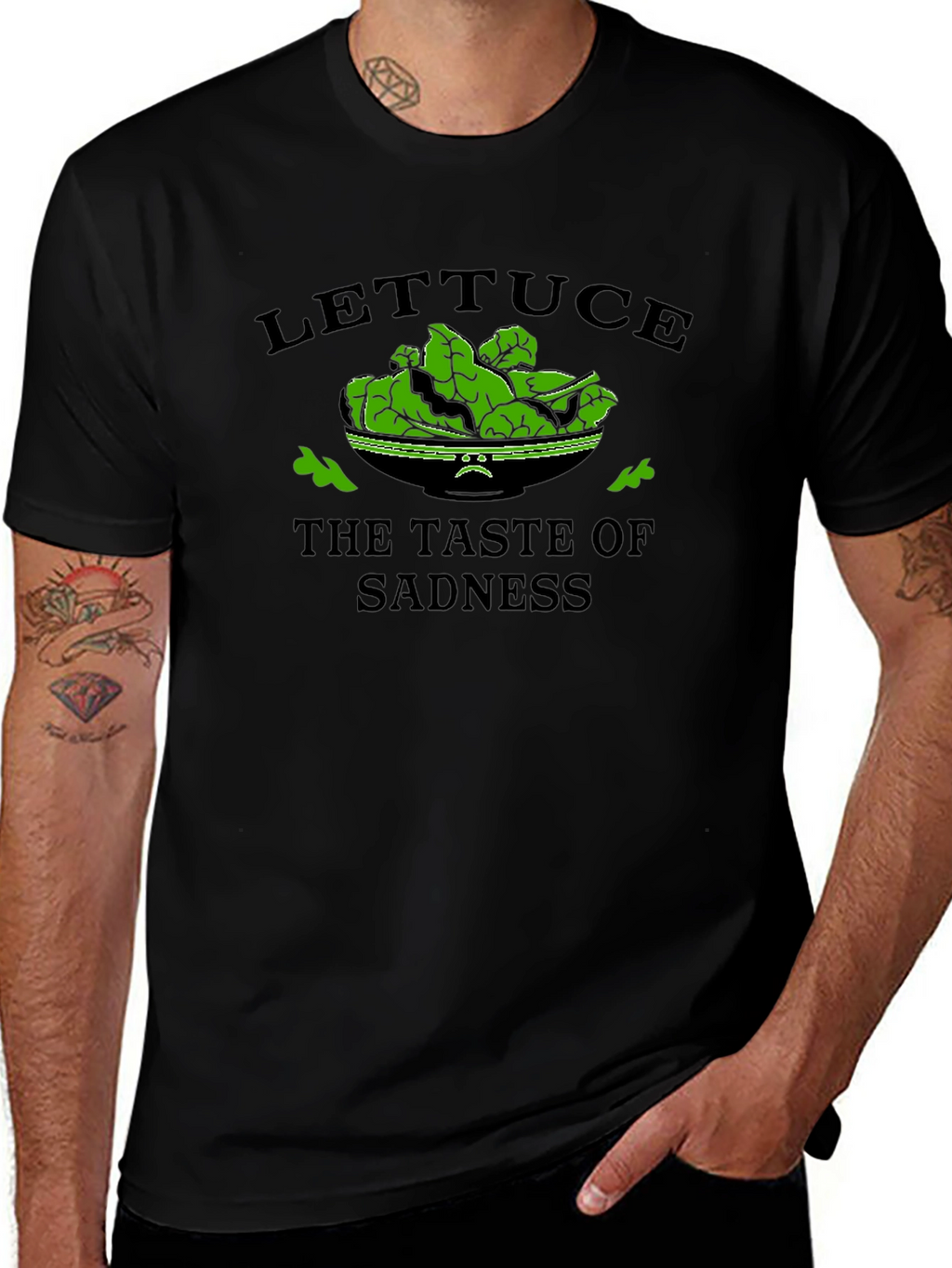 Lettuce Taste of Sadness Graphic T-Shirt