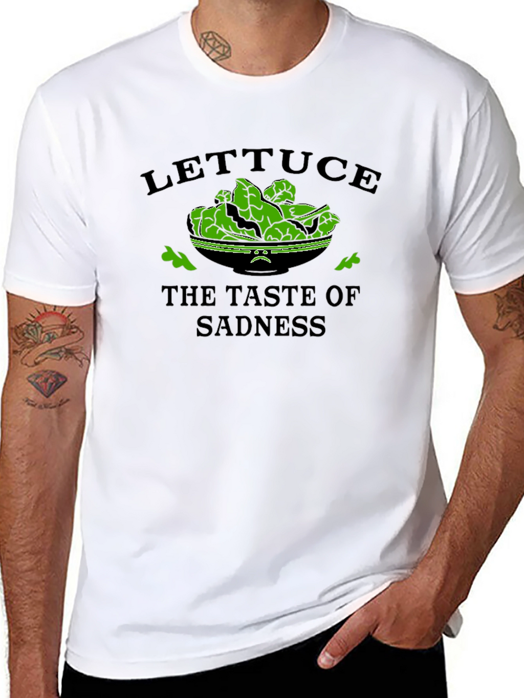 Lettuce Taste of Sadness Graphic T-Shirt