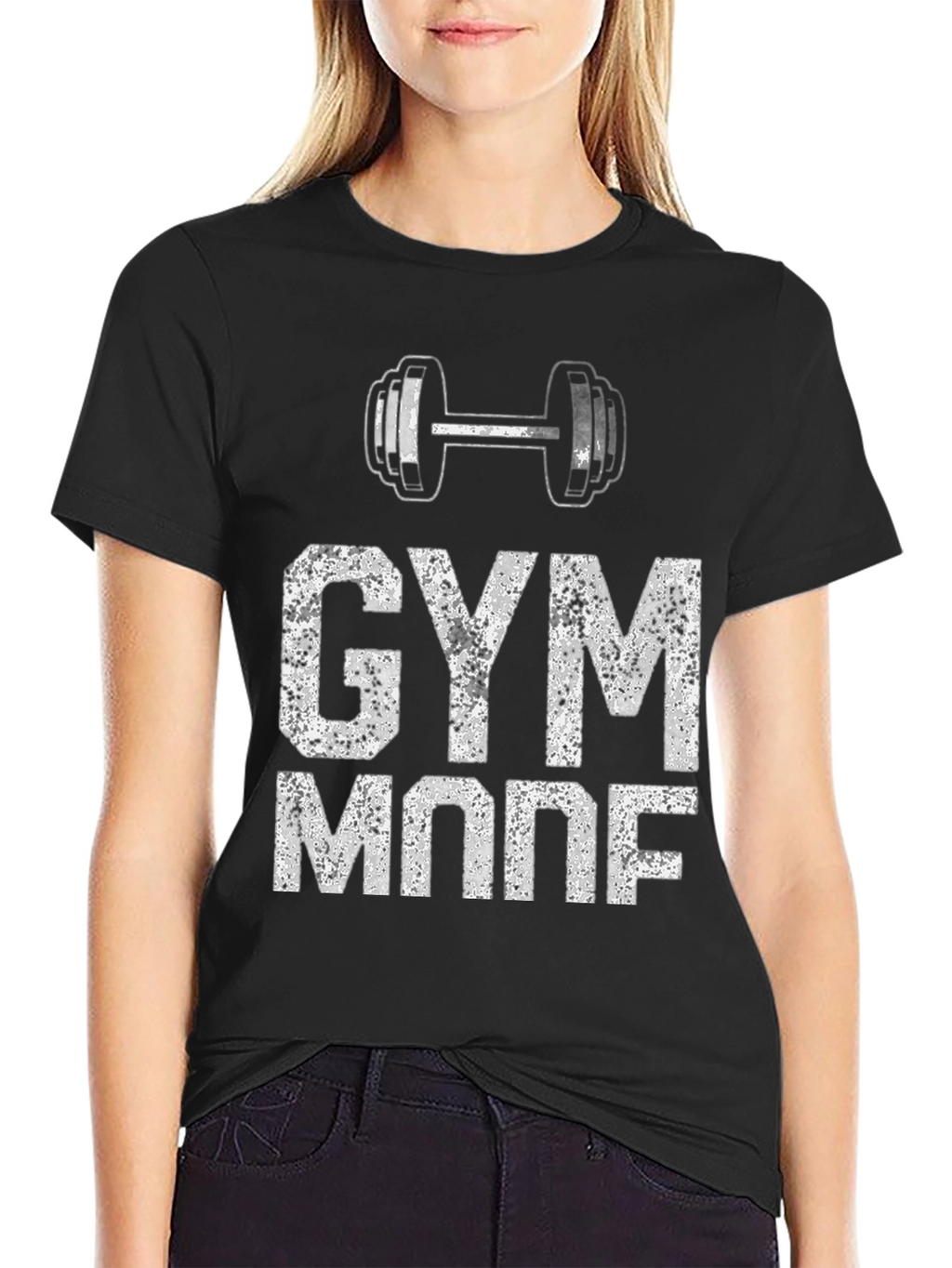Gym Mode On Graphic Tee - Mens Fitness Shirt