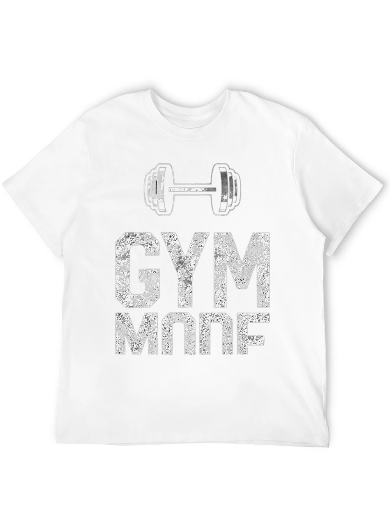 Gym Mode On Graphic Tee - Mens Fitness Shirt