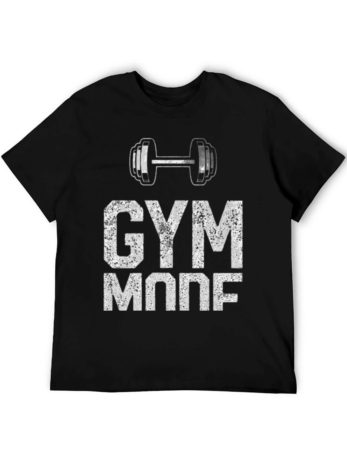Gym Mode On Graphic Tee - Mens Fitness Shirt