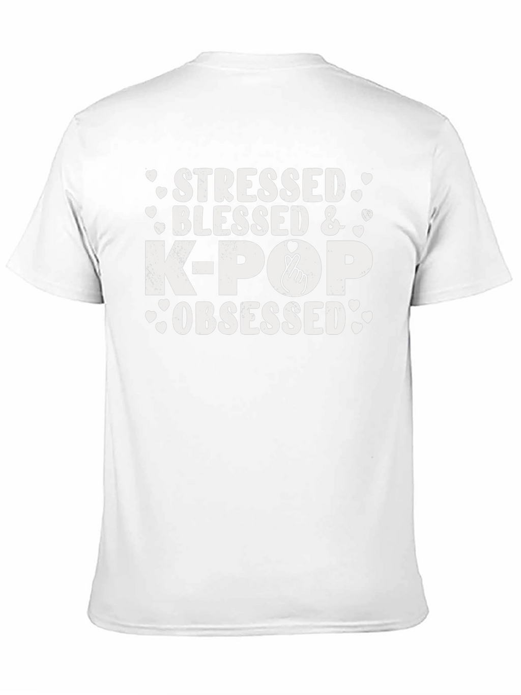 Stressed Blessed K-Pop Obsessed Graphic T-Shirt