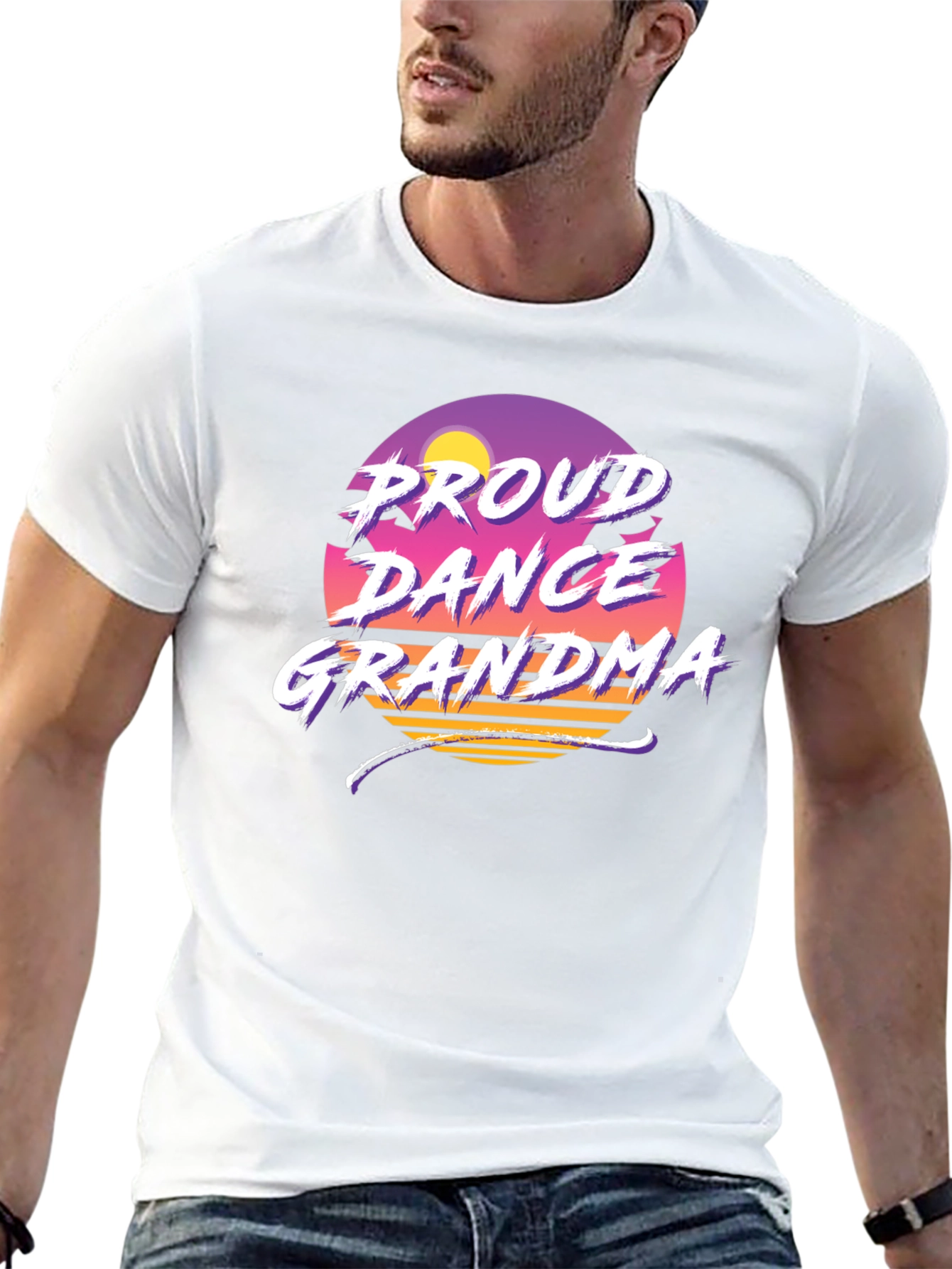 Proud Dance Grandma T-Shirt Retro Style