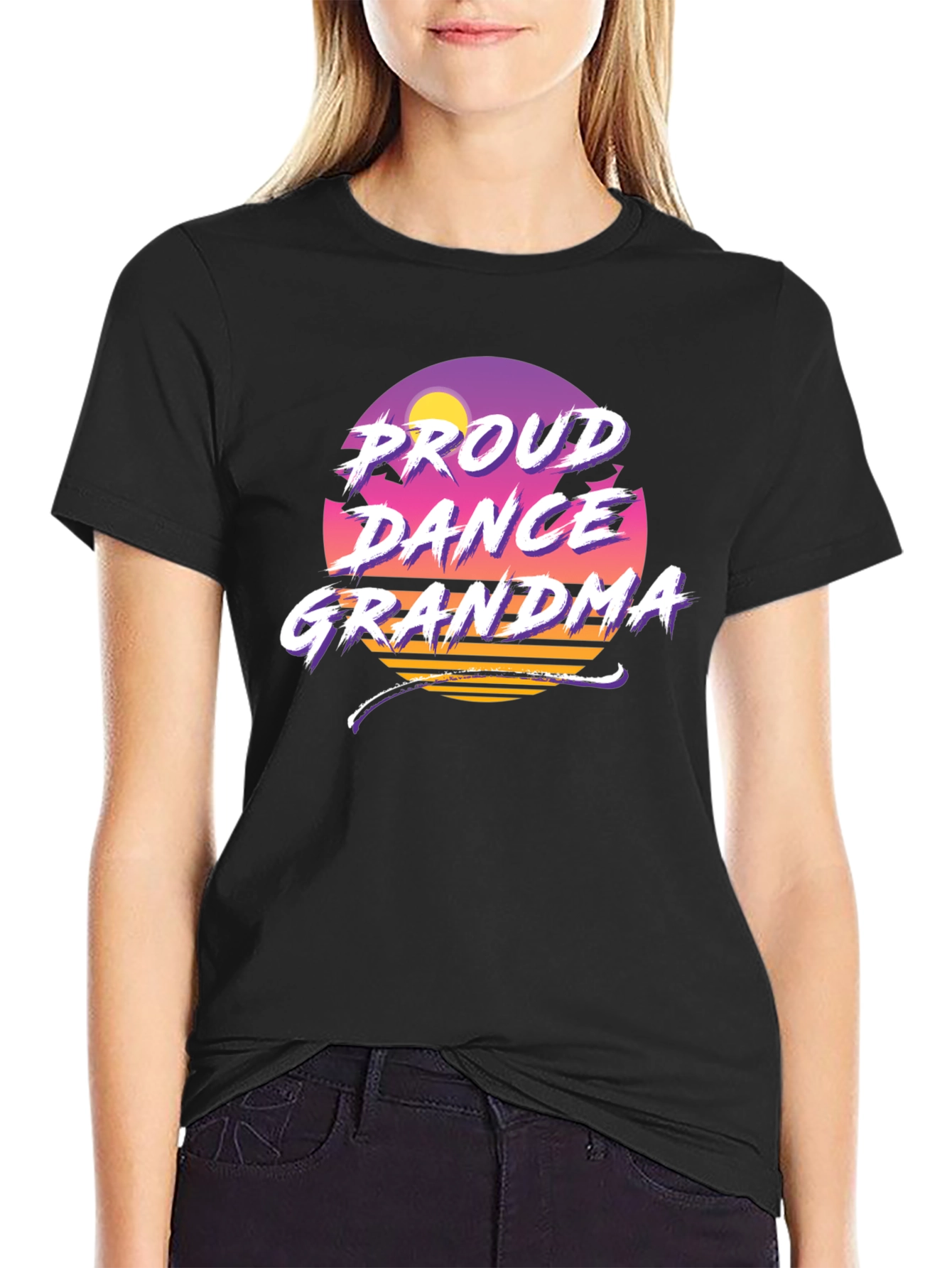 Proud Dance Grandma T-Shirt Retro Style