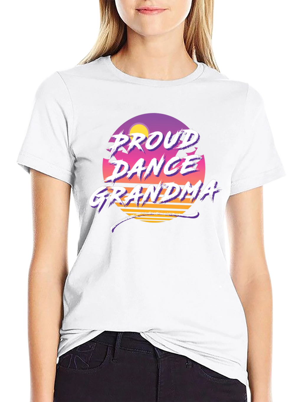 Proud Dance Grandma T-Shirt Retro Style