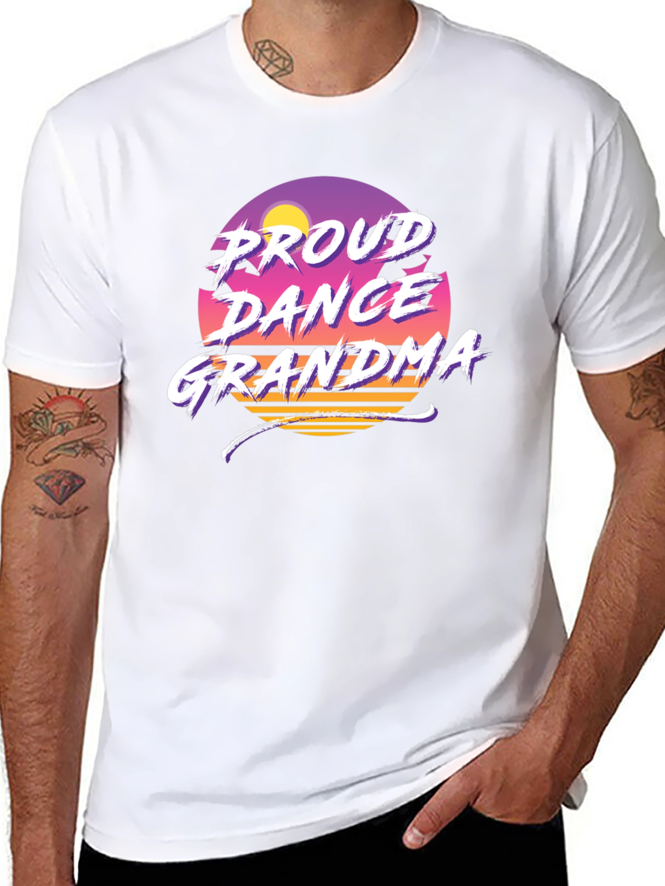 Proud Dance Grandma T-Shirt Retro Style