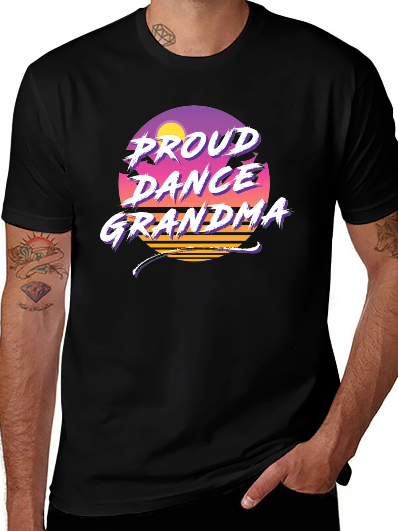 Proud Dance Grandma T-Shirt Retro Style