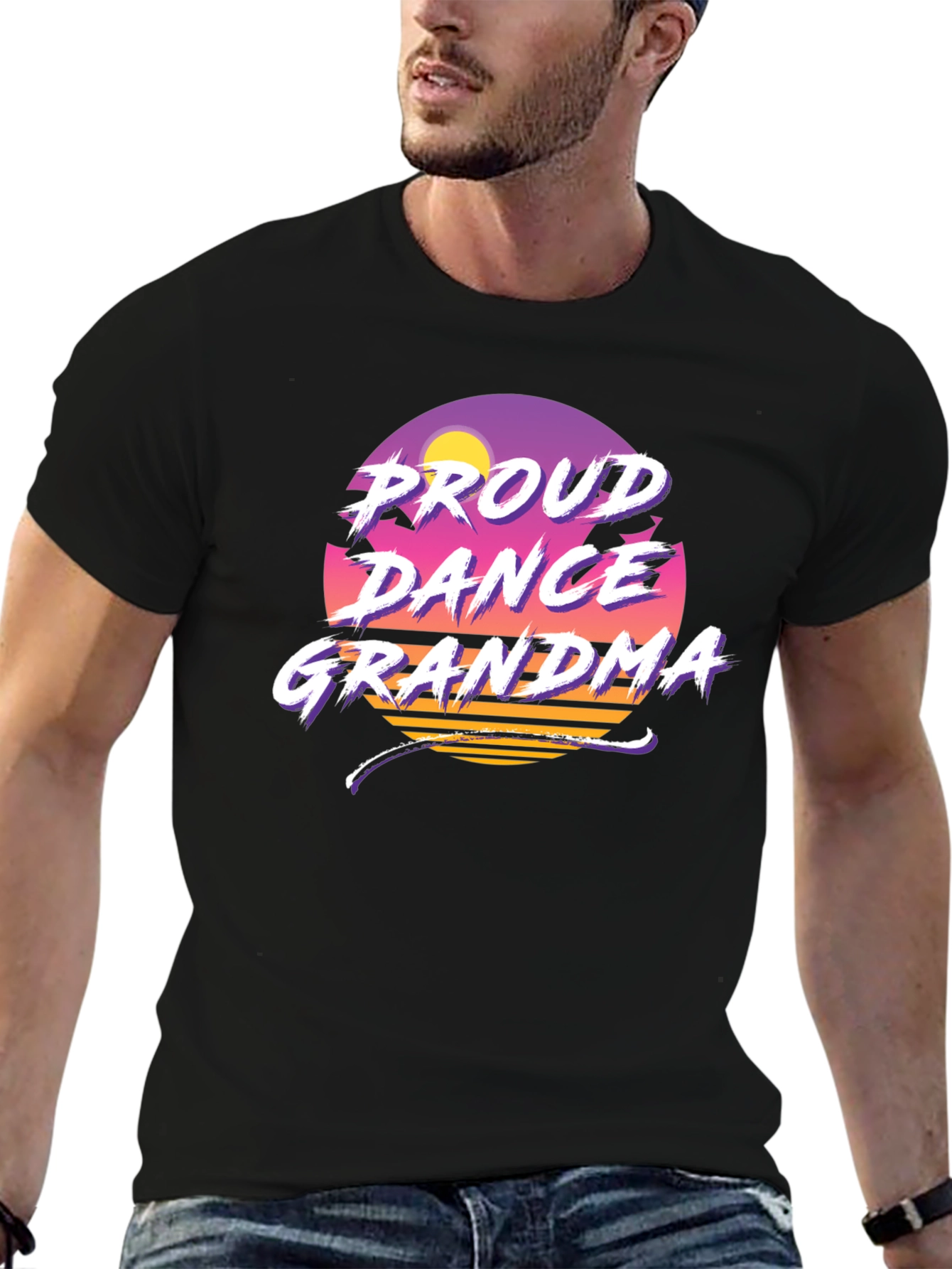 Proud Dance Grandma T-Shirt Retro Style